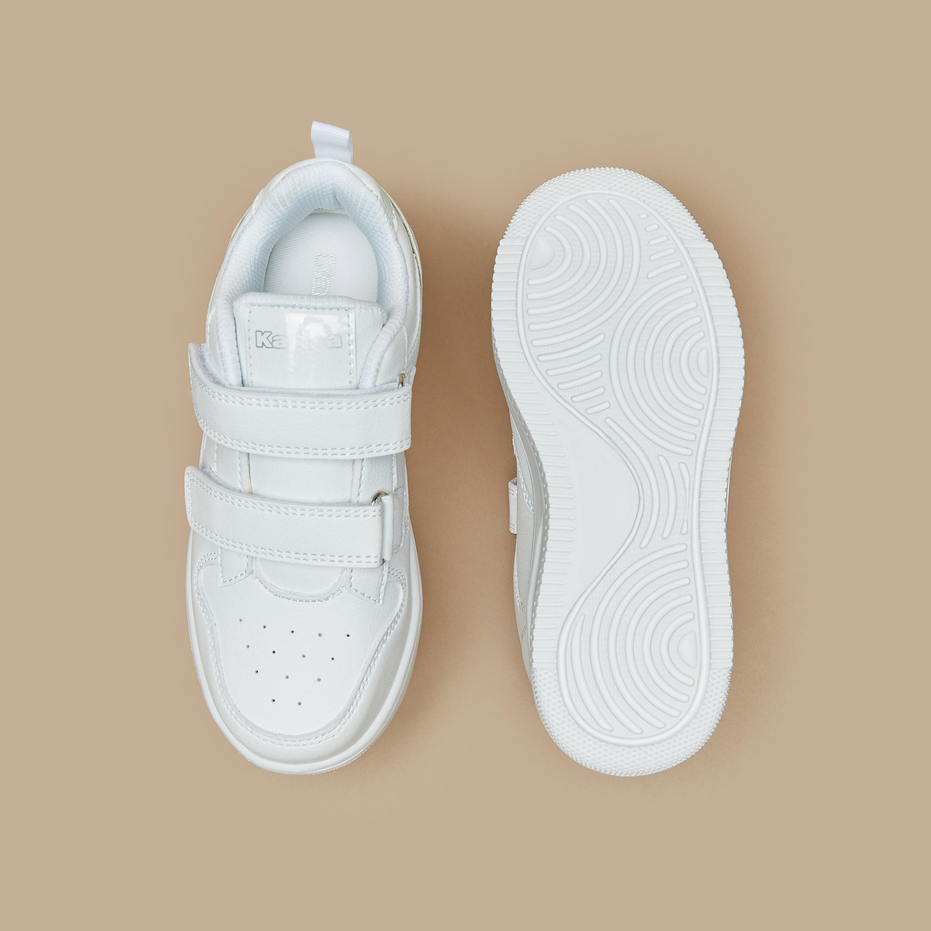 Kappa Kids Hook & Loop Ankle Sneakers Grippy Sole Shoes-girls-shoes-sports-image-4
