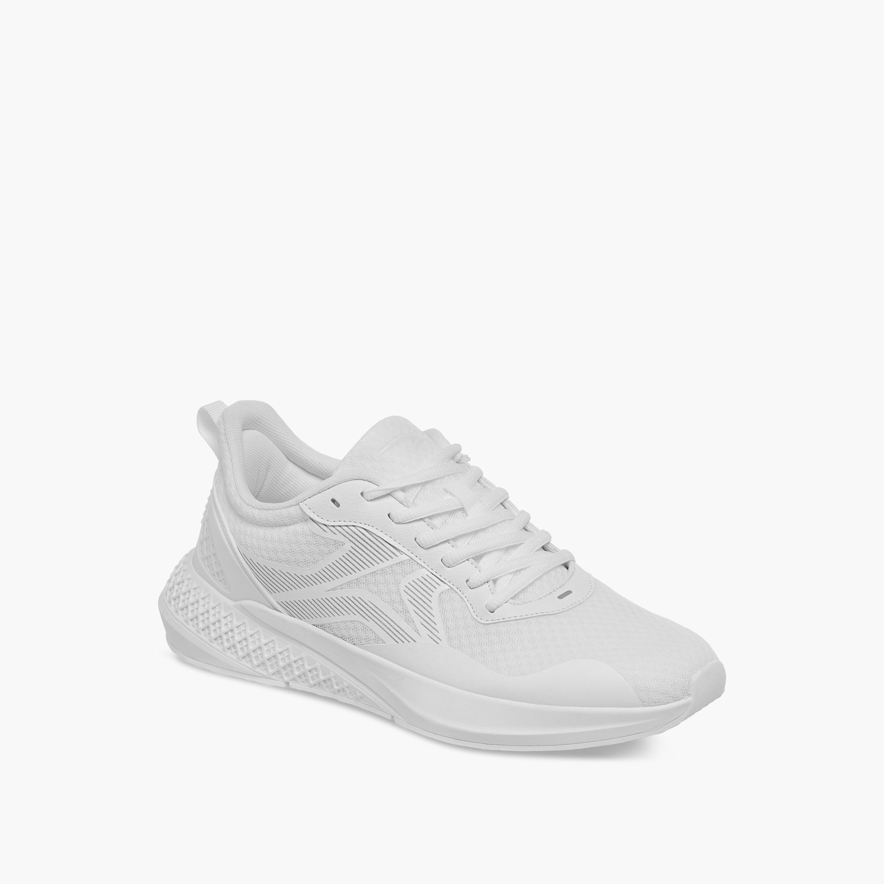 Dash Panelled Sports Shoes with Lace-Up Closure-sports-men-shoes-image-4