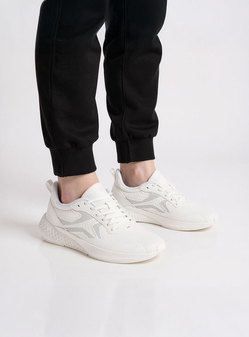 Dash Panelled Sports Shoes with Lace-Up Closure-sports-men-shoes-image-3