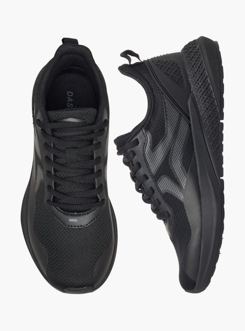 Dash Panelled Sports Shoes with Lace-Up Closure-women-shoes-sports-image-1