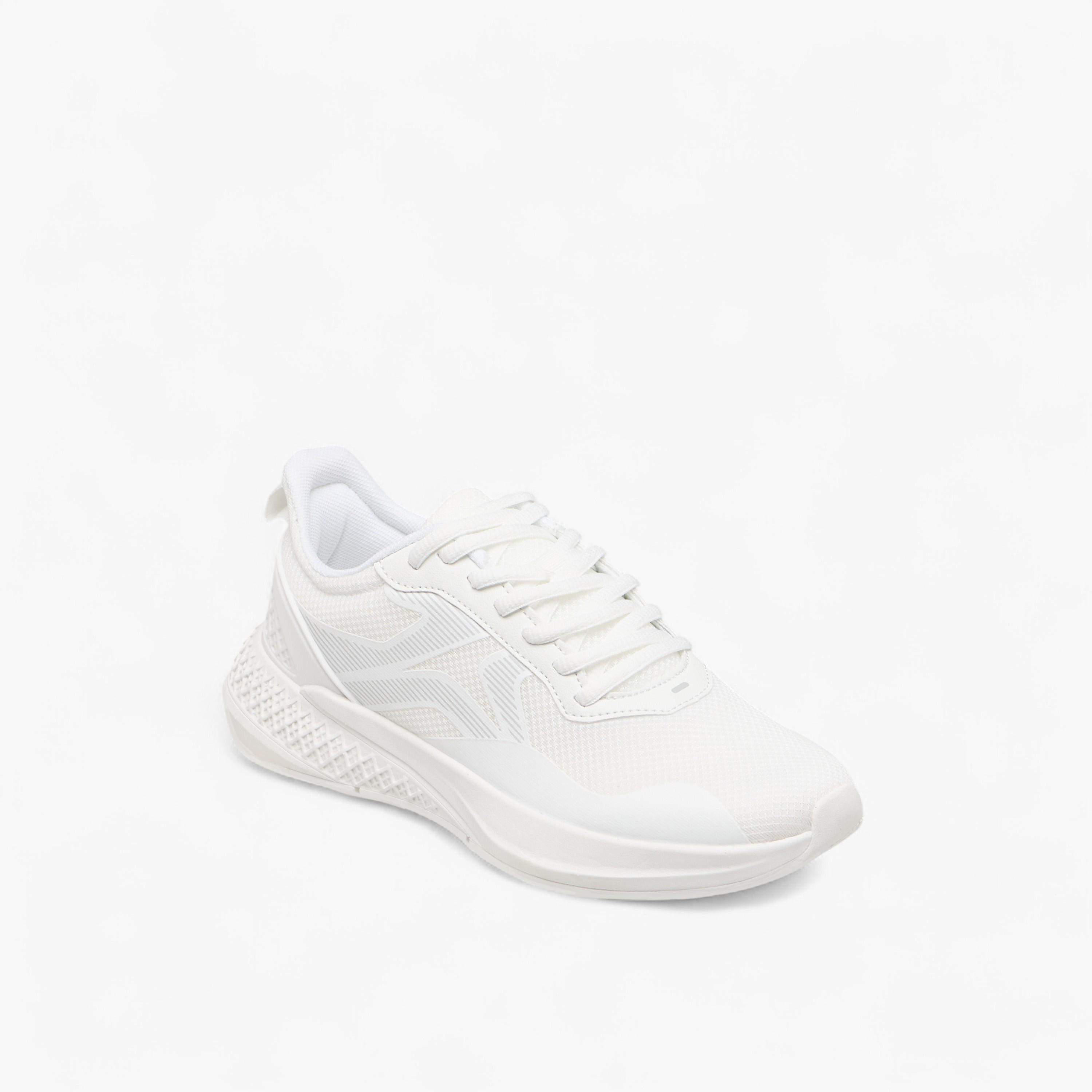 Dash Panelled Sports Shoes with Lace-Up Closure-women-shoes-sports-image-3