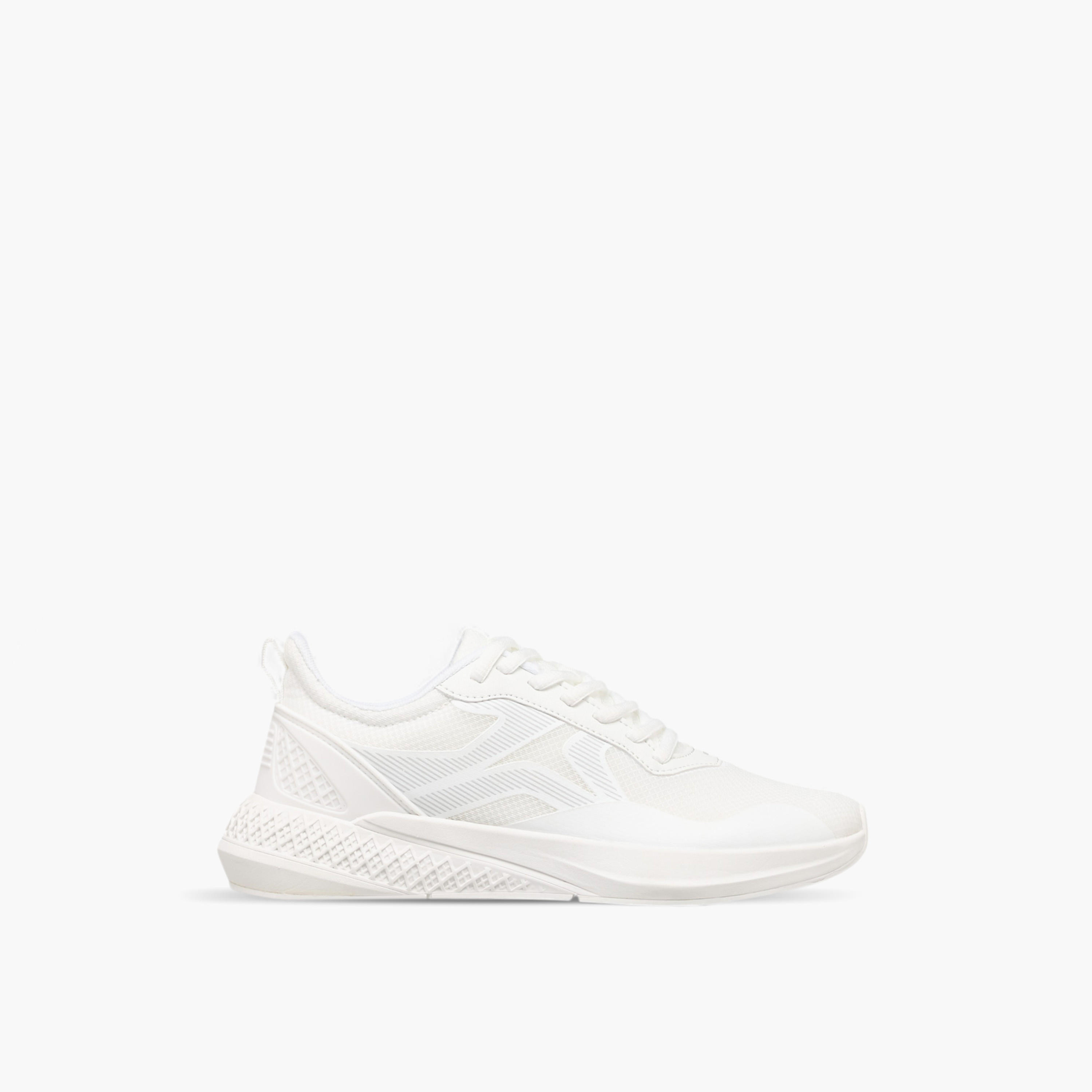 Dash Panelled Sports Shoes with Lace-Up Closure-women-shoes-sports-image-4