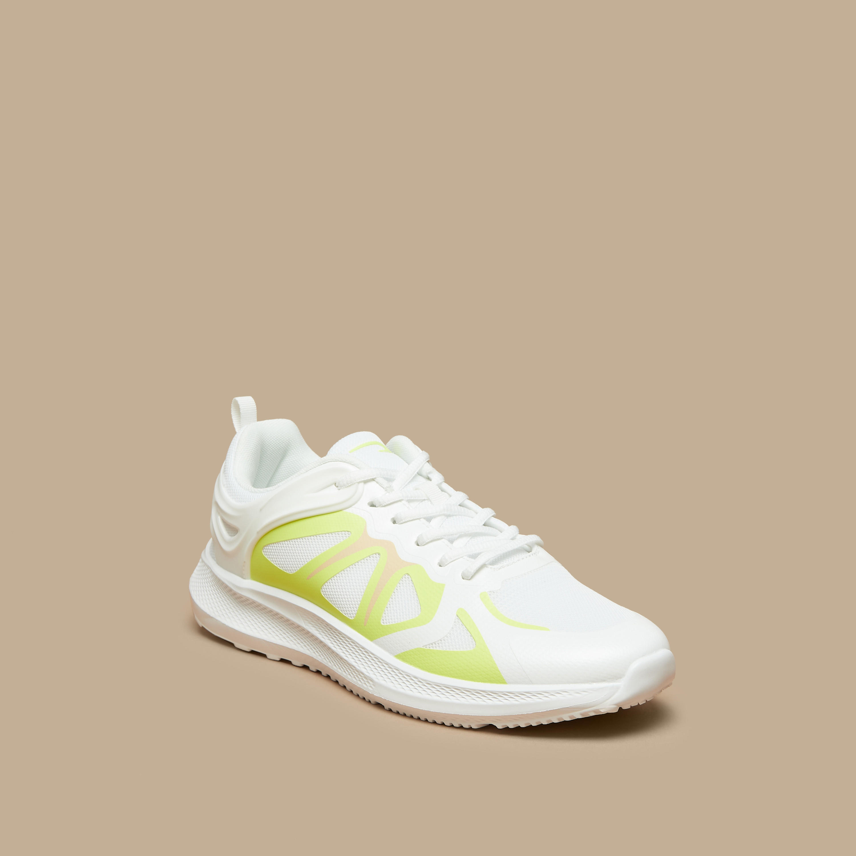 Dash Textured Lace-Up Walking Shoes-sports-men-shoes-image-7