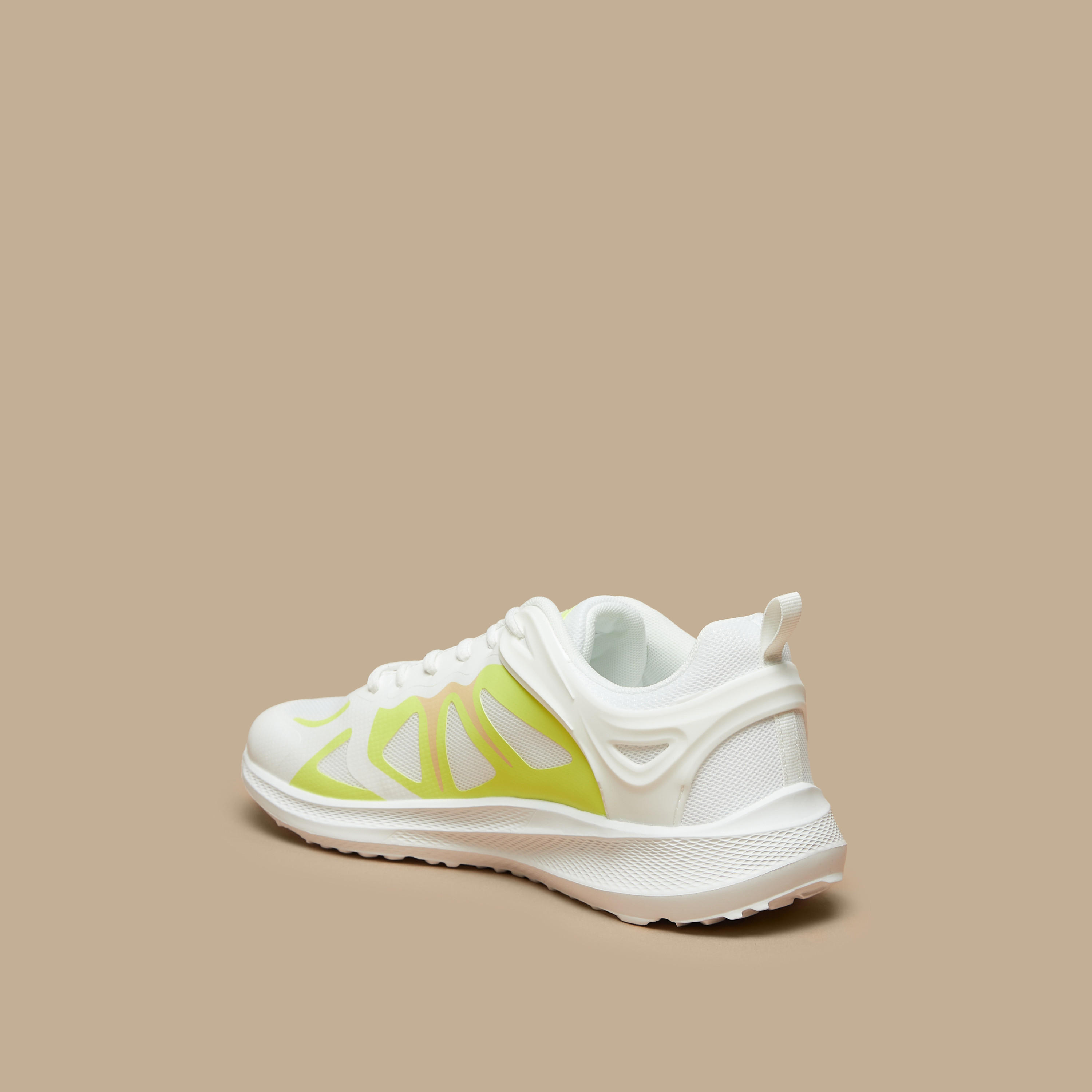Dash Textured Lace-Up Walking Shoes-sports-men-shoes-image-8
