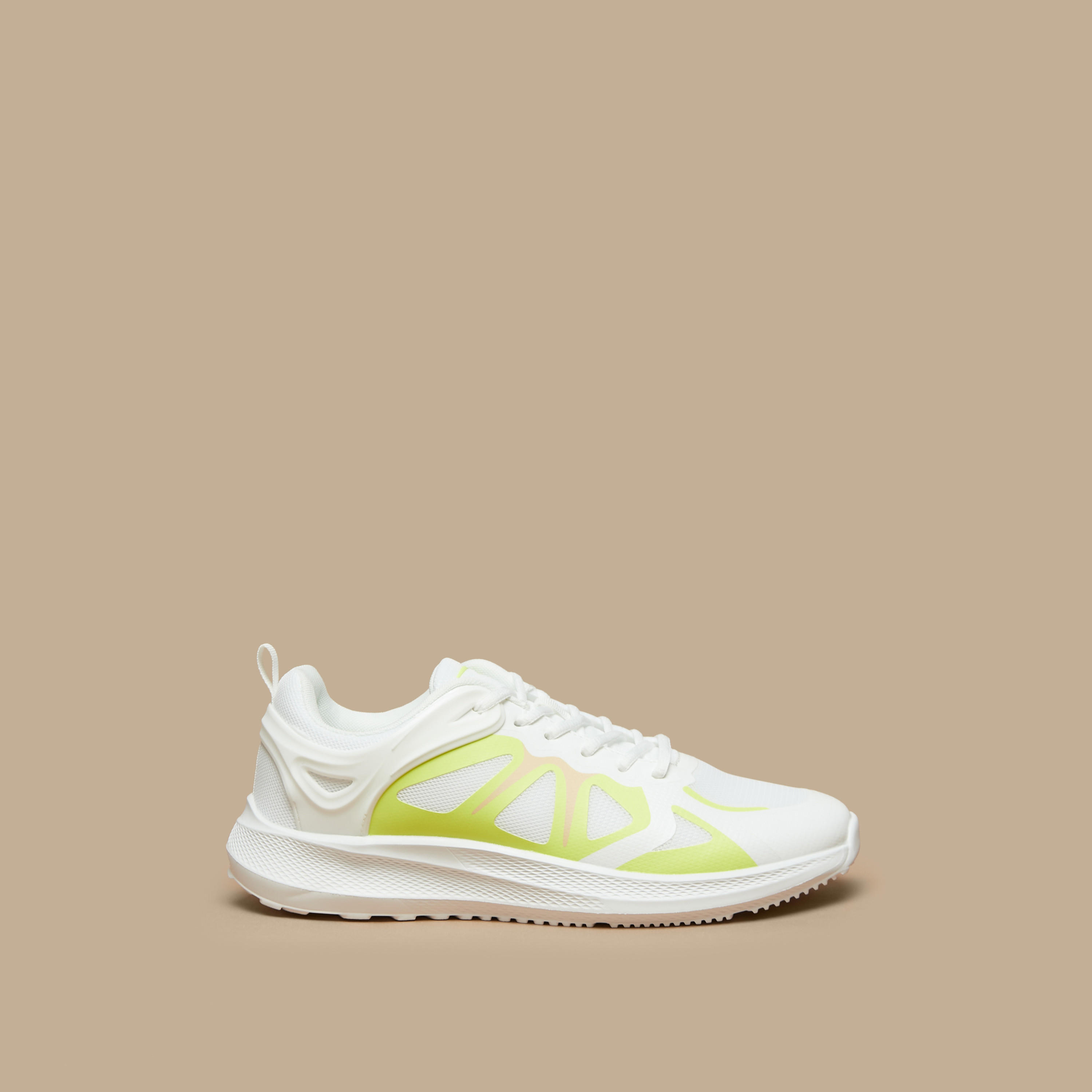 Dash Textured Lace-Up Walking Shoes-sports-men-shoes-image-9