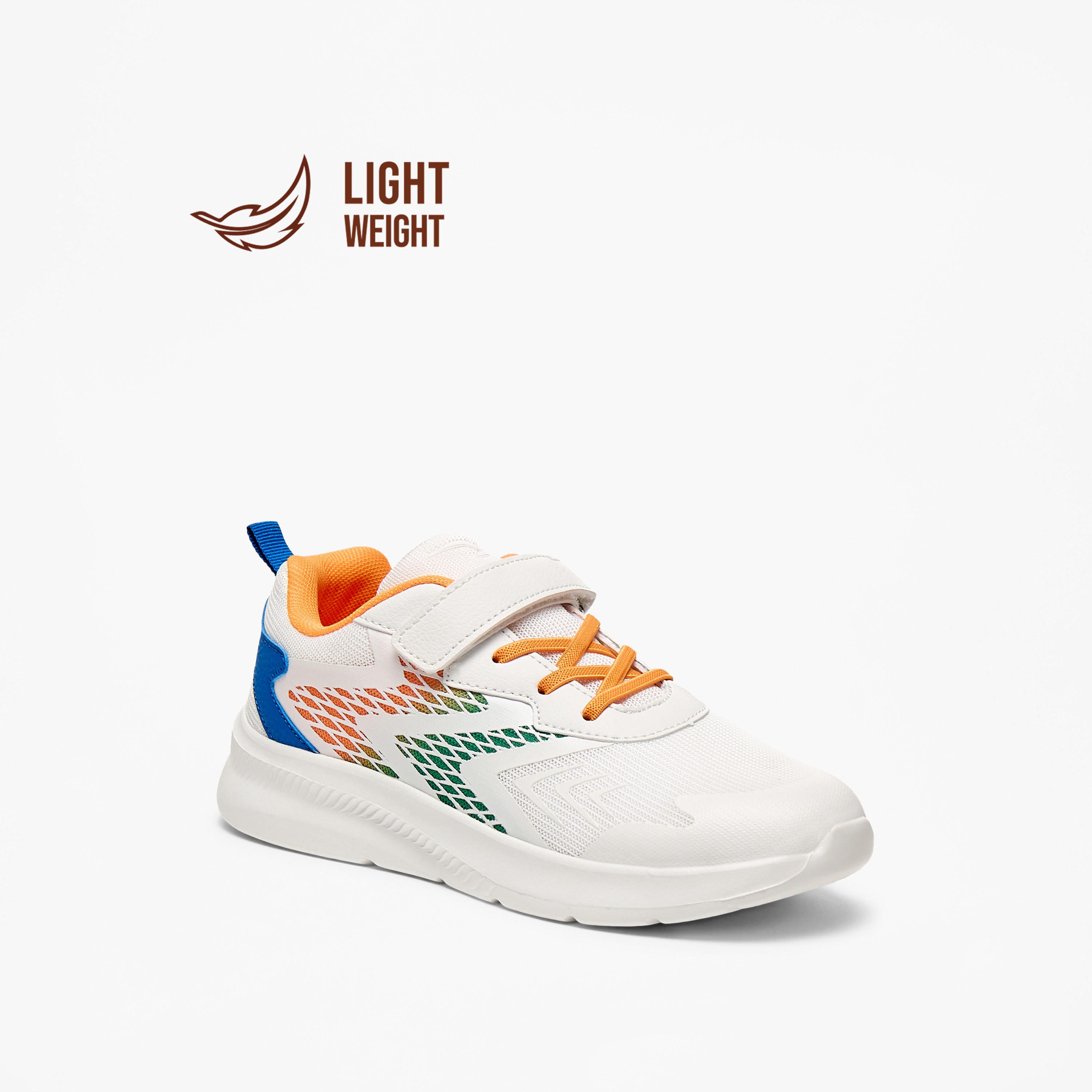 Dash Kids Hook & Loop Lightweight Walking Shoes-boys-shoes-sneakers-image-1
