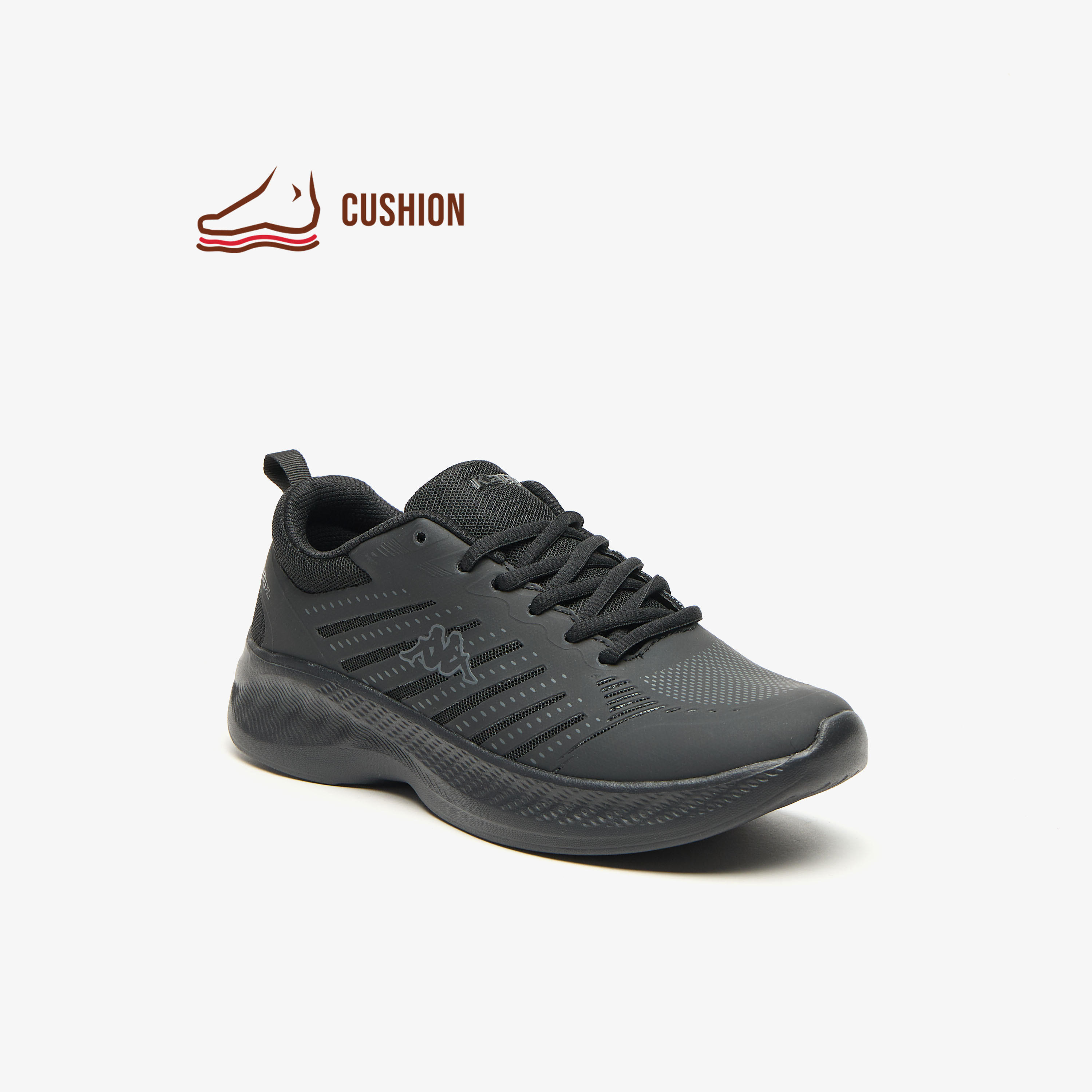 Kappa Women's Textured Sports Shoes with Lace-Up Closure-women-shoes-sneakers-image-1