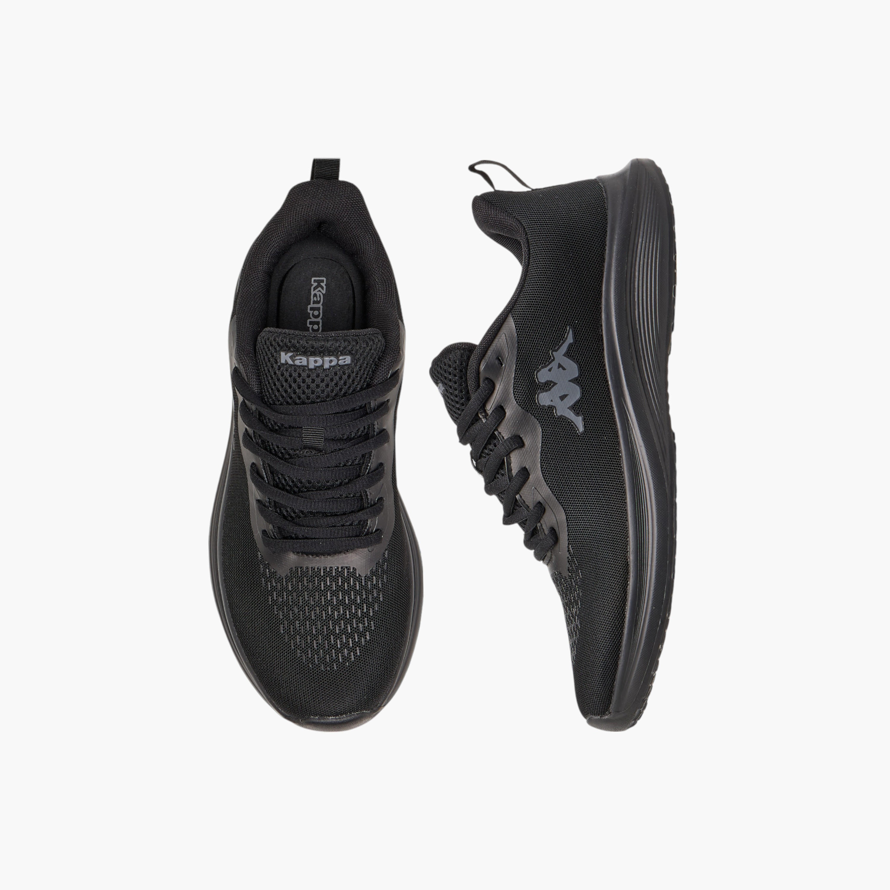 Kappa Women's Logo Print Sports Shoes with Lace-Up Closure-sports-women-shoes-image-1