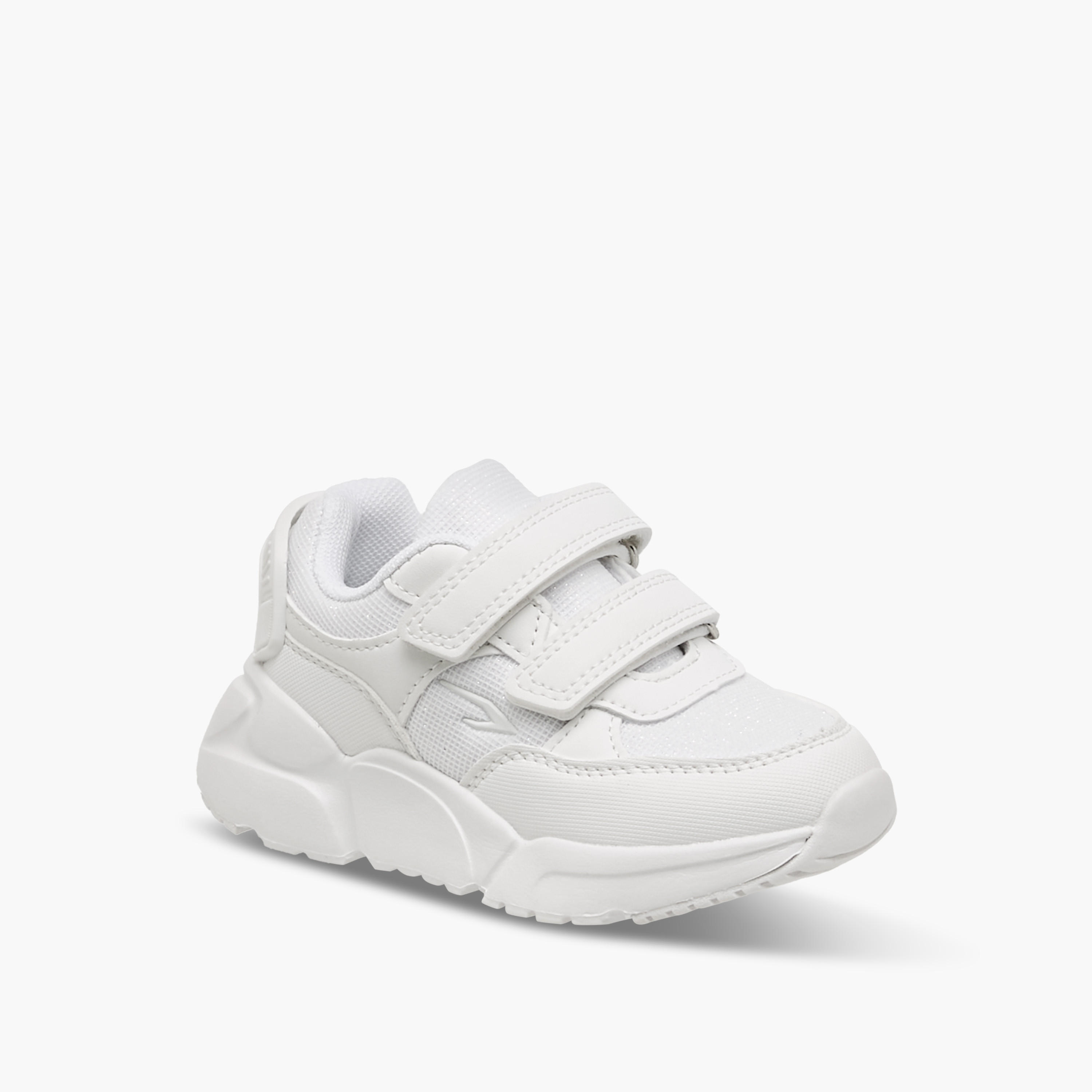 Dash Panelled School Shoes with Hook and Loop Closure-girls-shoes-schoolshoes-image-2