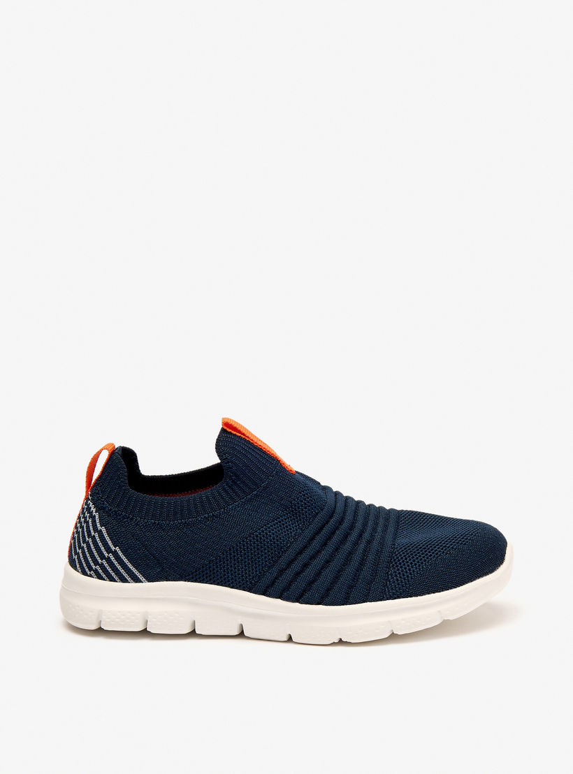 Dash Kids Textured Slip-On Lightweight Sports Shoes-boys-shoes-sneakers-image-3