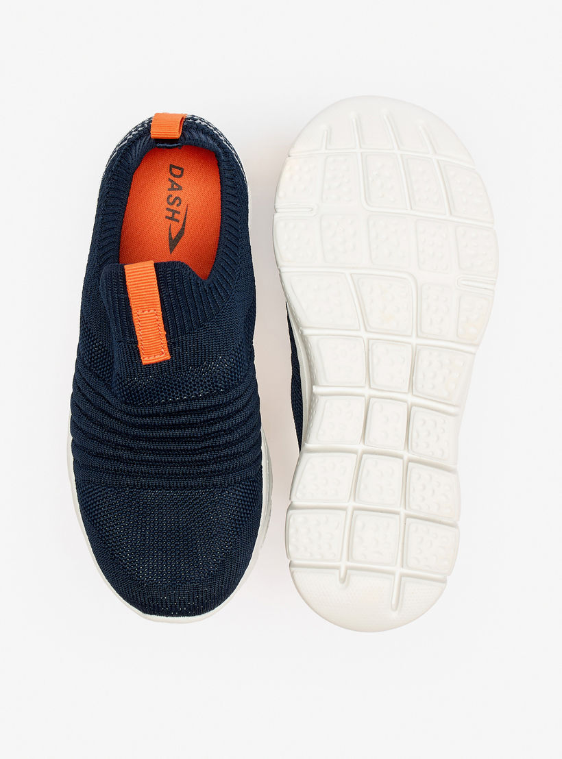 Dash Kids Textured Slip-On Lightweight Sports Shoes-boys-shoes-sneakers-image-4