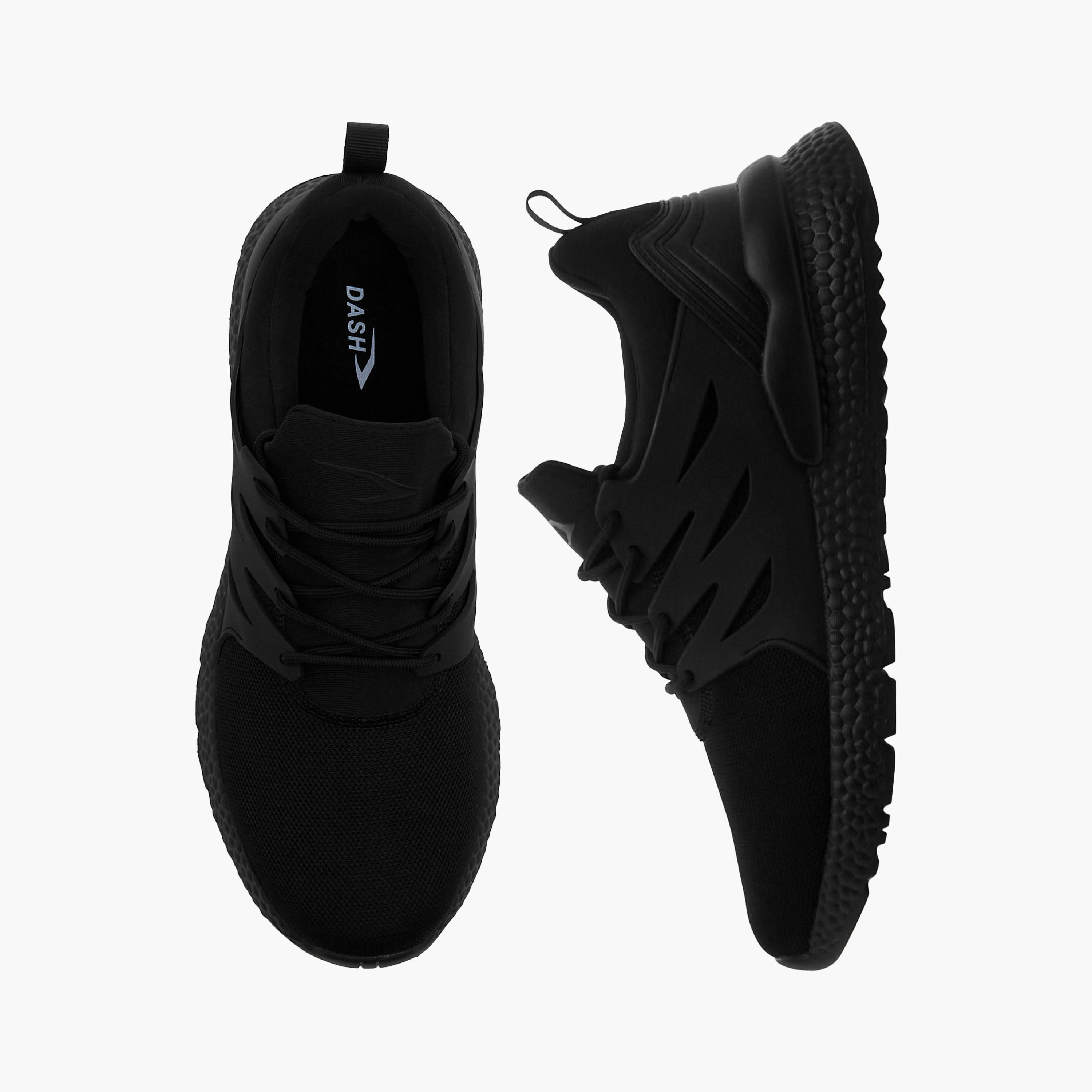 Dash Men Panelled Lace-Up Sports Shoes-men-shoes-sports-image-1