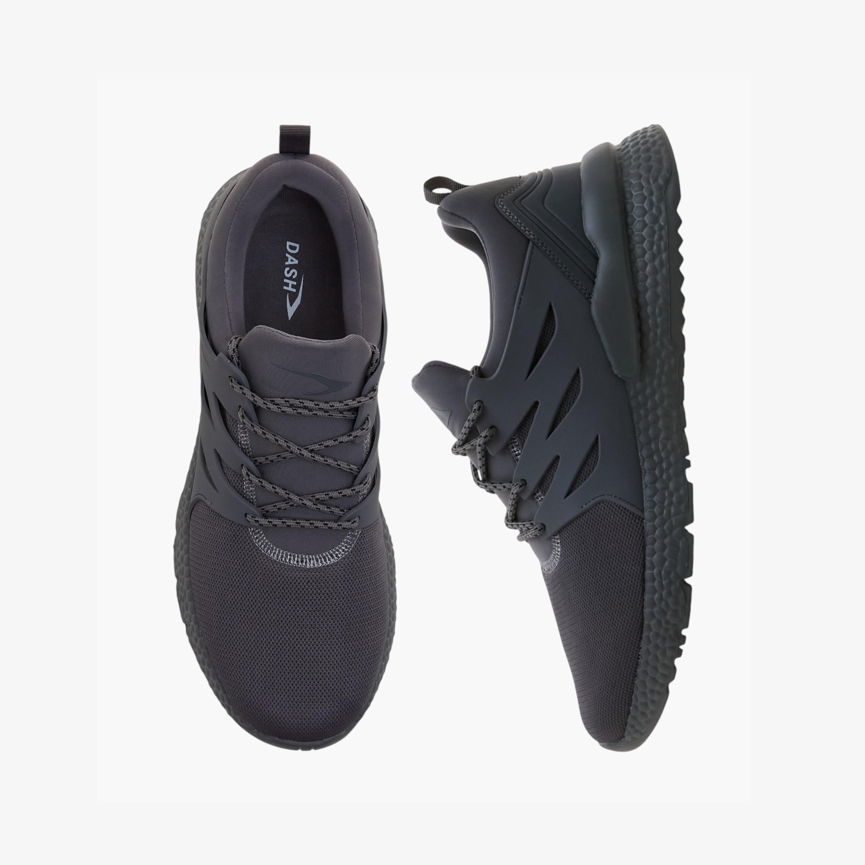 Dash Men Panelled Lace-Up Sports Shoes-men-shoes-sports-image-1