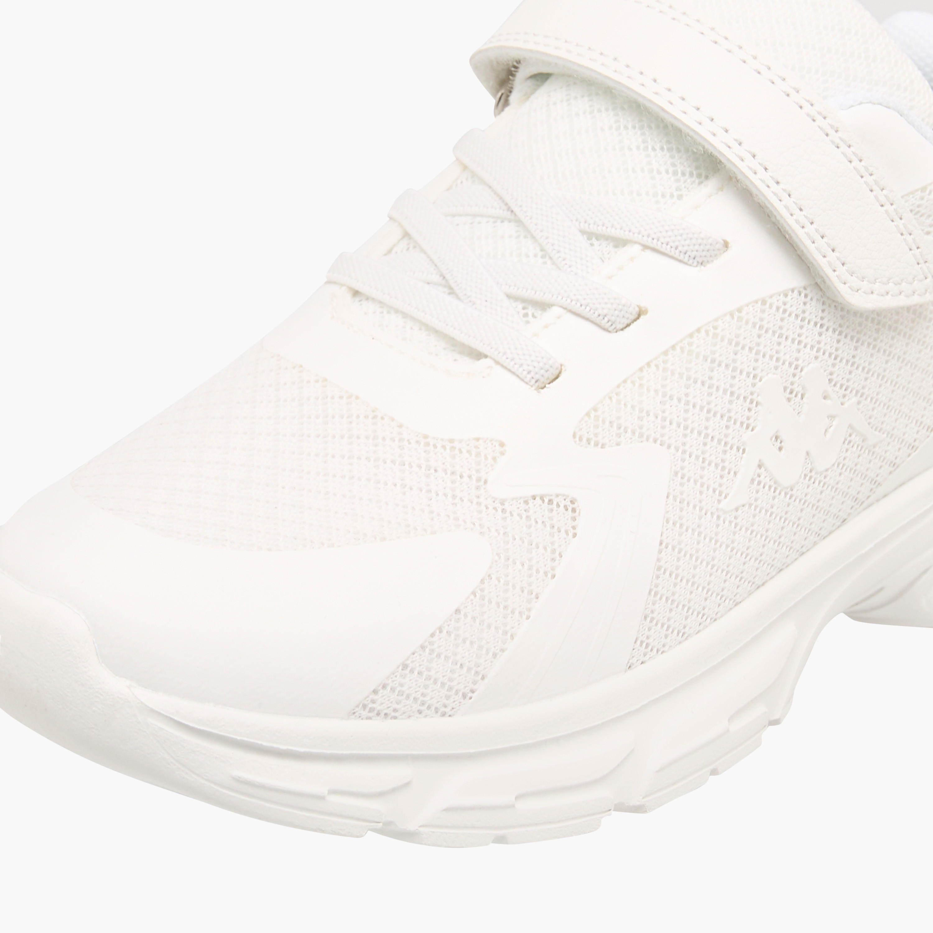 Kappa Kids Textured Sports Shoes with Hook and Loop Closure-sports-boys-shoes-image-4