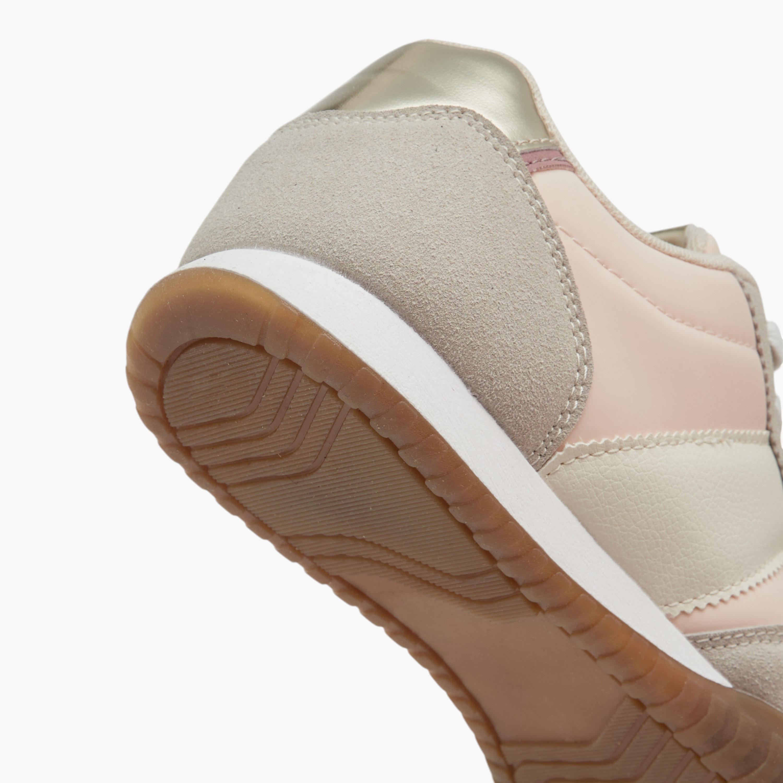 Dash Panelled Sneakers with Lace-Up Closure-women-shoes-sneakers-image-5