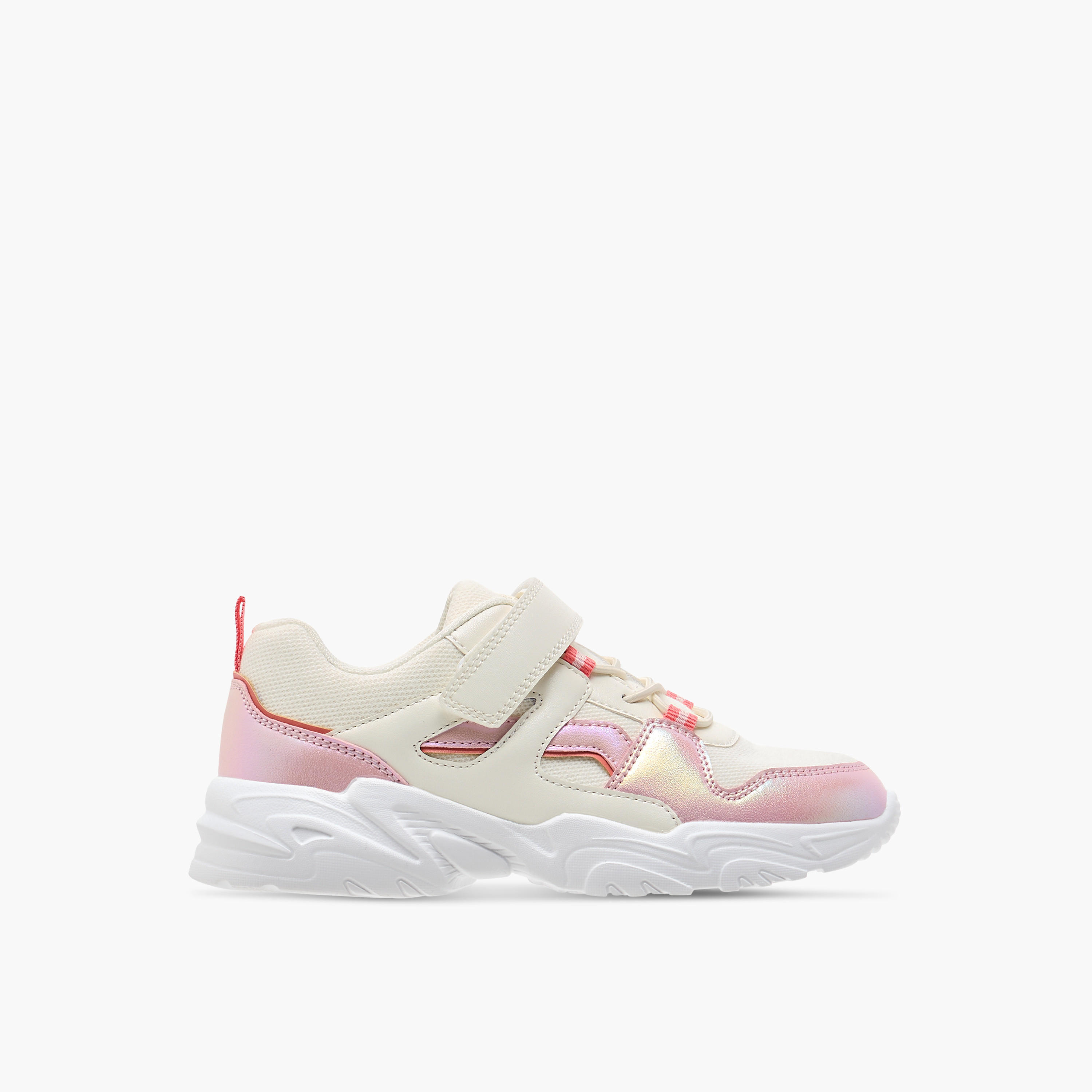 Flora Bella Embellished Panelled Sneakers with Hook-and-Loop Closure-girls-shoes-sneakers-image-3