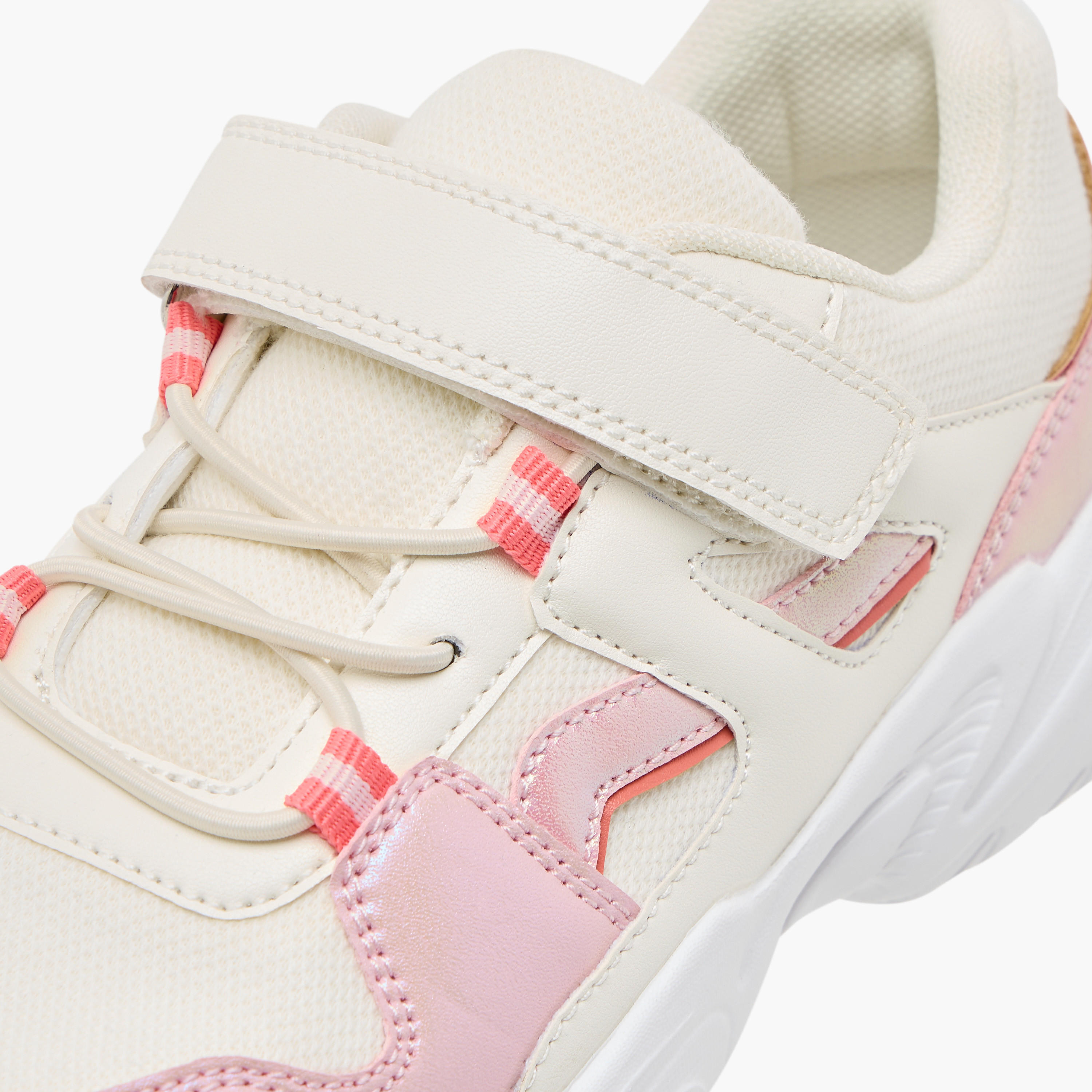 Flora Bella Embellished Panelled Sneakers with Hook-and-Loop Closure-girls-shoes-sneakers-image-4