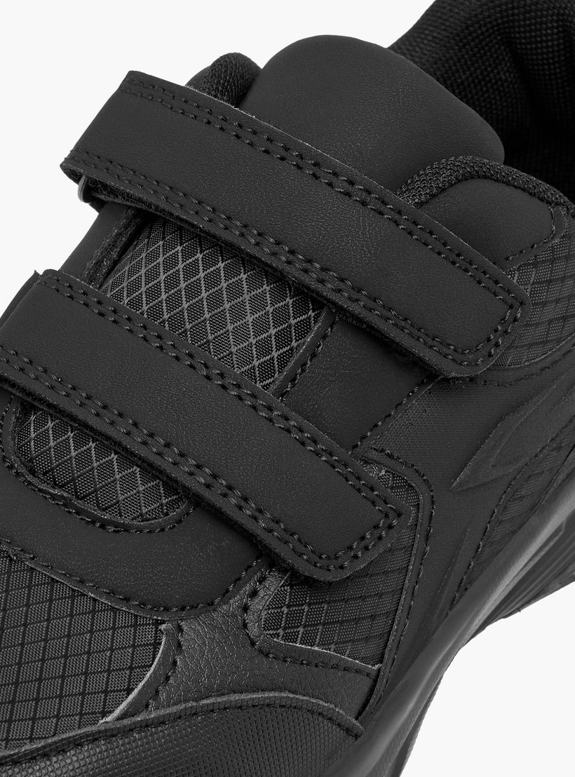 Dash Panelled School Shoes with Hook and Loop Closure-boys-shoes-schoolshoes-image-4