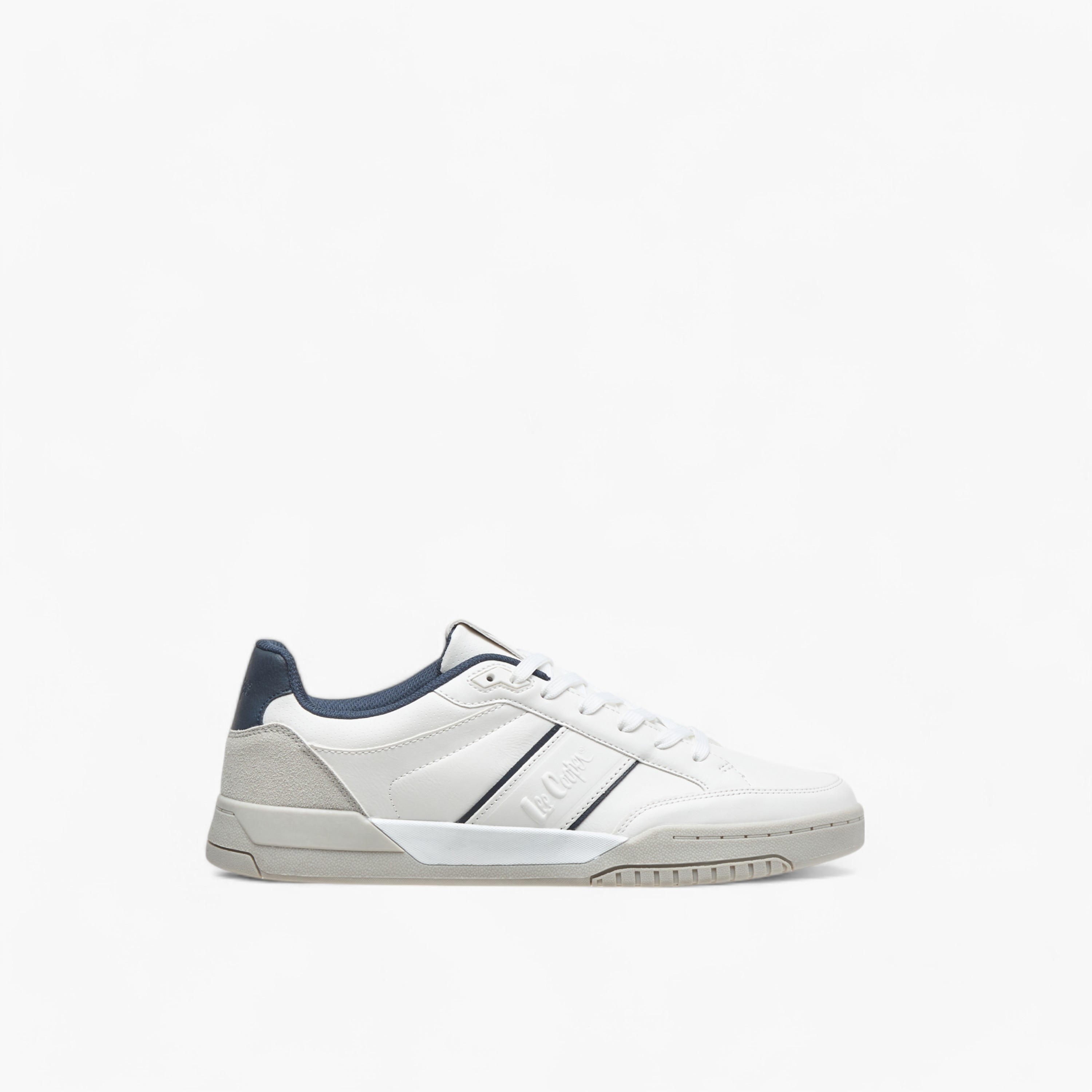 Lee Cooper Men's Logo Detail Sneakers with Lace-Up Closure-men-shoes-sneakers-image-3