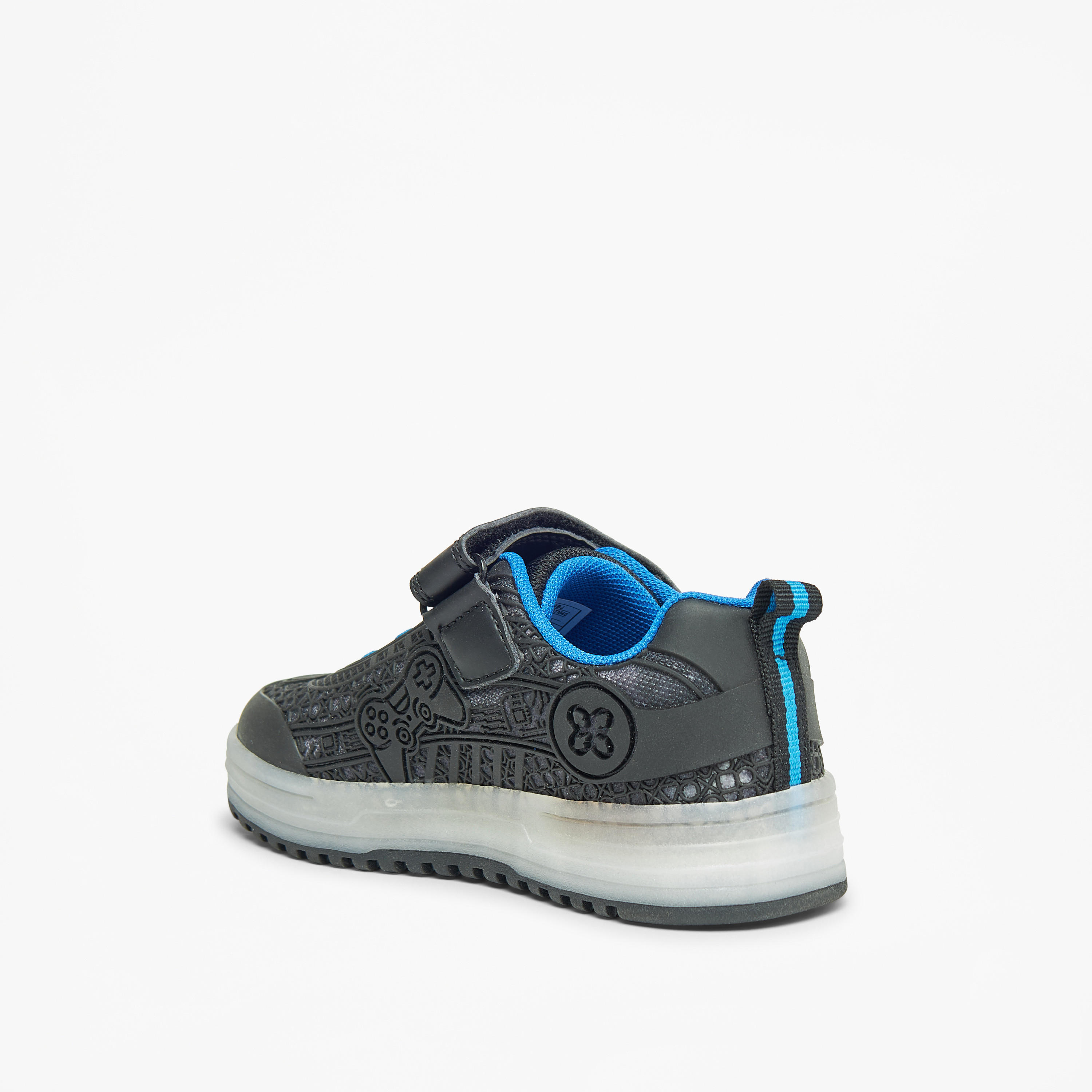 حذاء سنيكرز بارز الملمس بشريط إغلاق لاصق من جونيورز-boys-shoes-sneakers-image-2