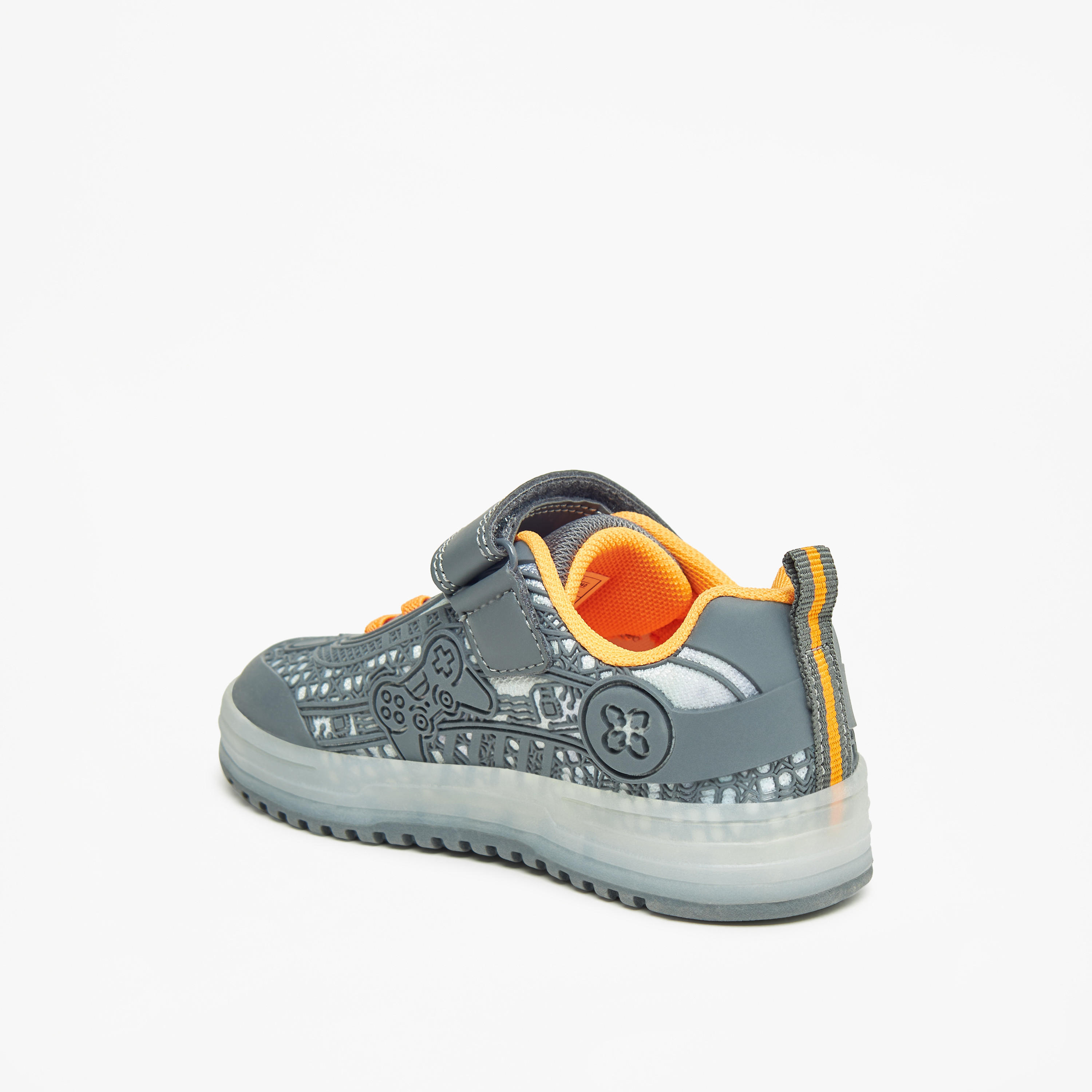 حذاء سنيكرز بارز الملمس بشريط إغلاق لاصق من جونيورز-boys-shoes-sneakers-image-8