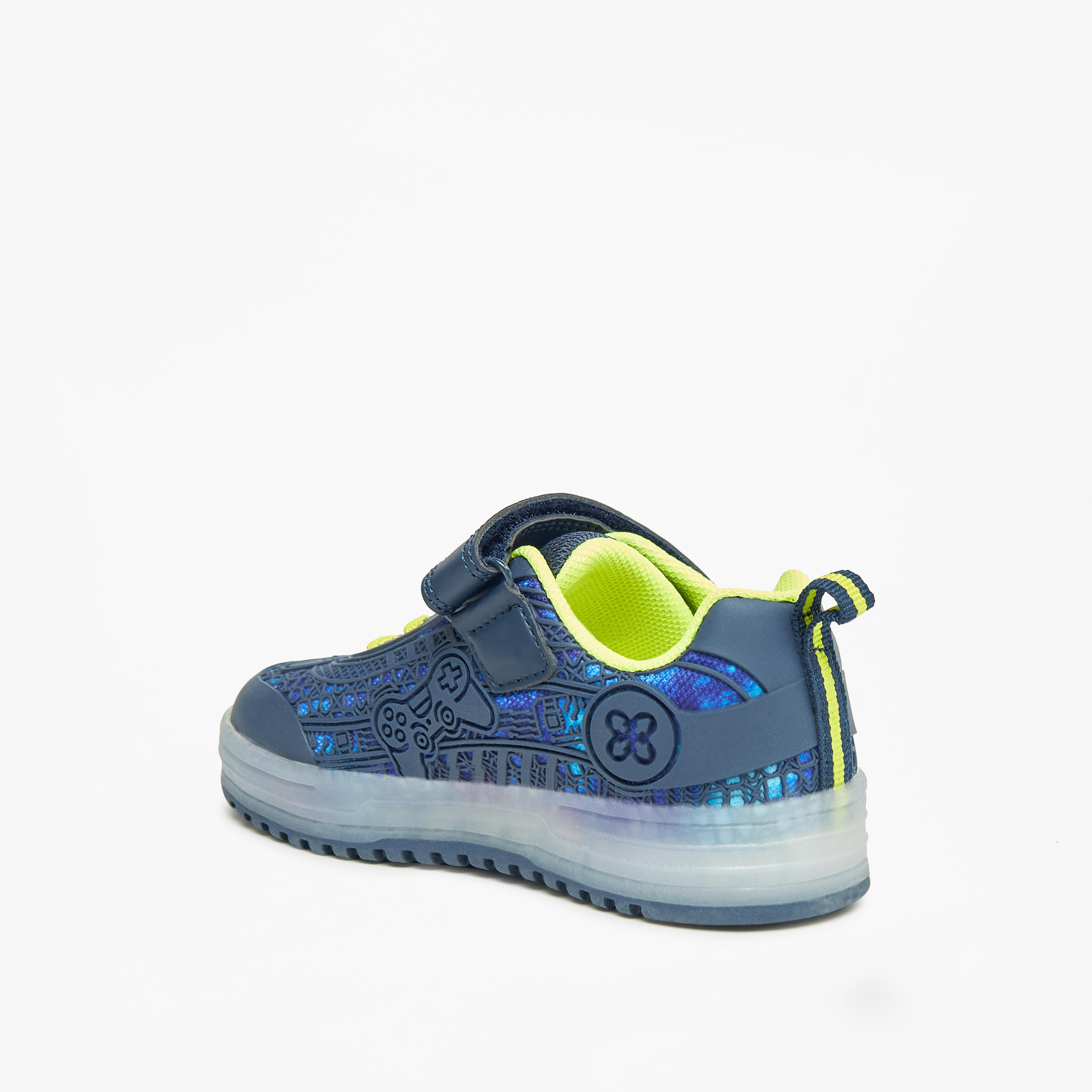 حذاء سنيكرز بارز الملمس بشريط إغلاق لاصق من جونيورز-boys-shoes-sneakers-image-14