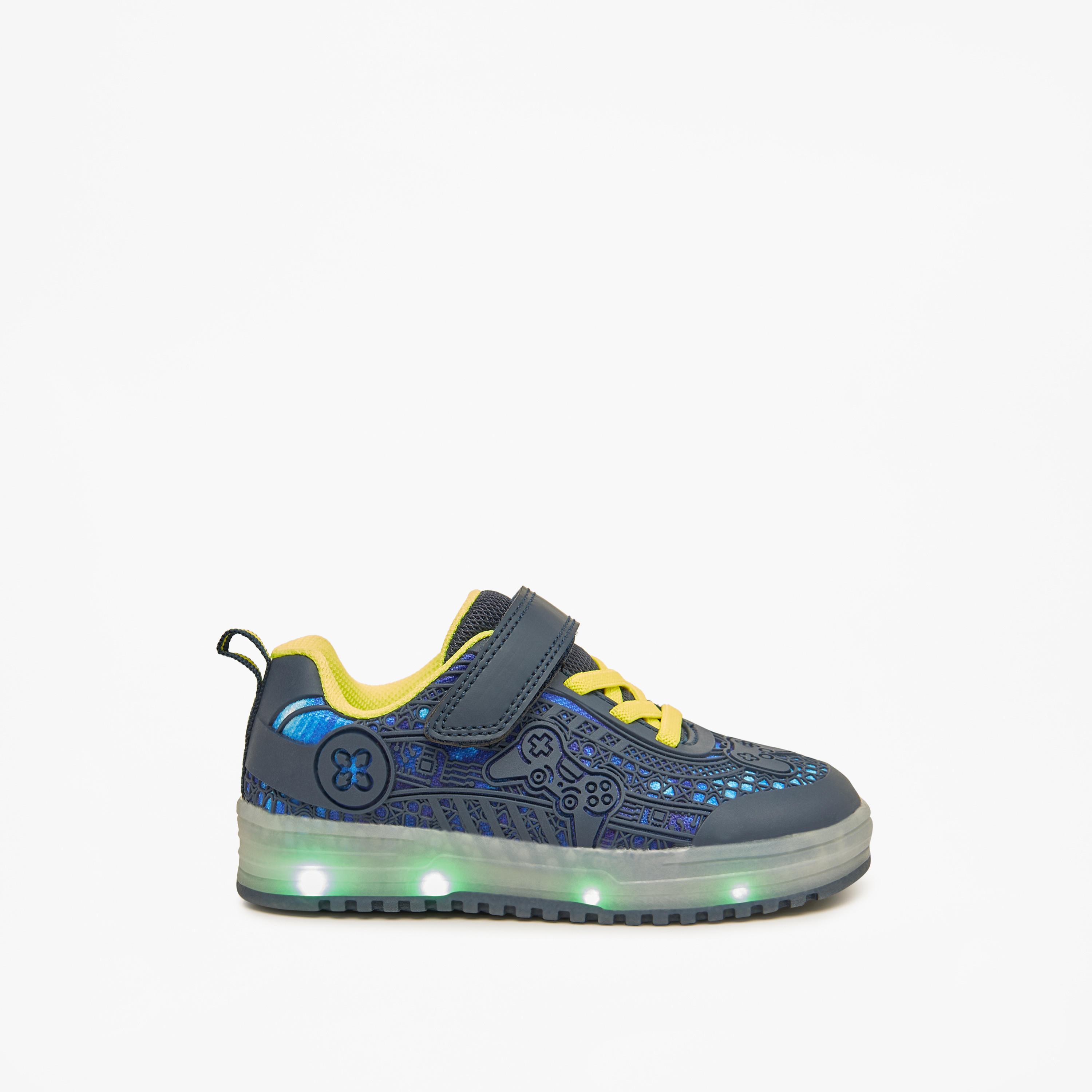 حذاء سنيكرز بارز الملمس بشريط إغلاق لاصق من جونيورز-boys-shoes-sneakers-image-18