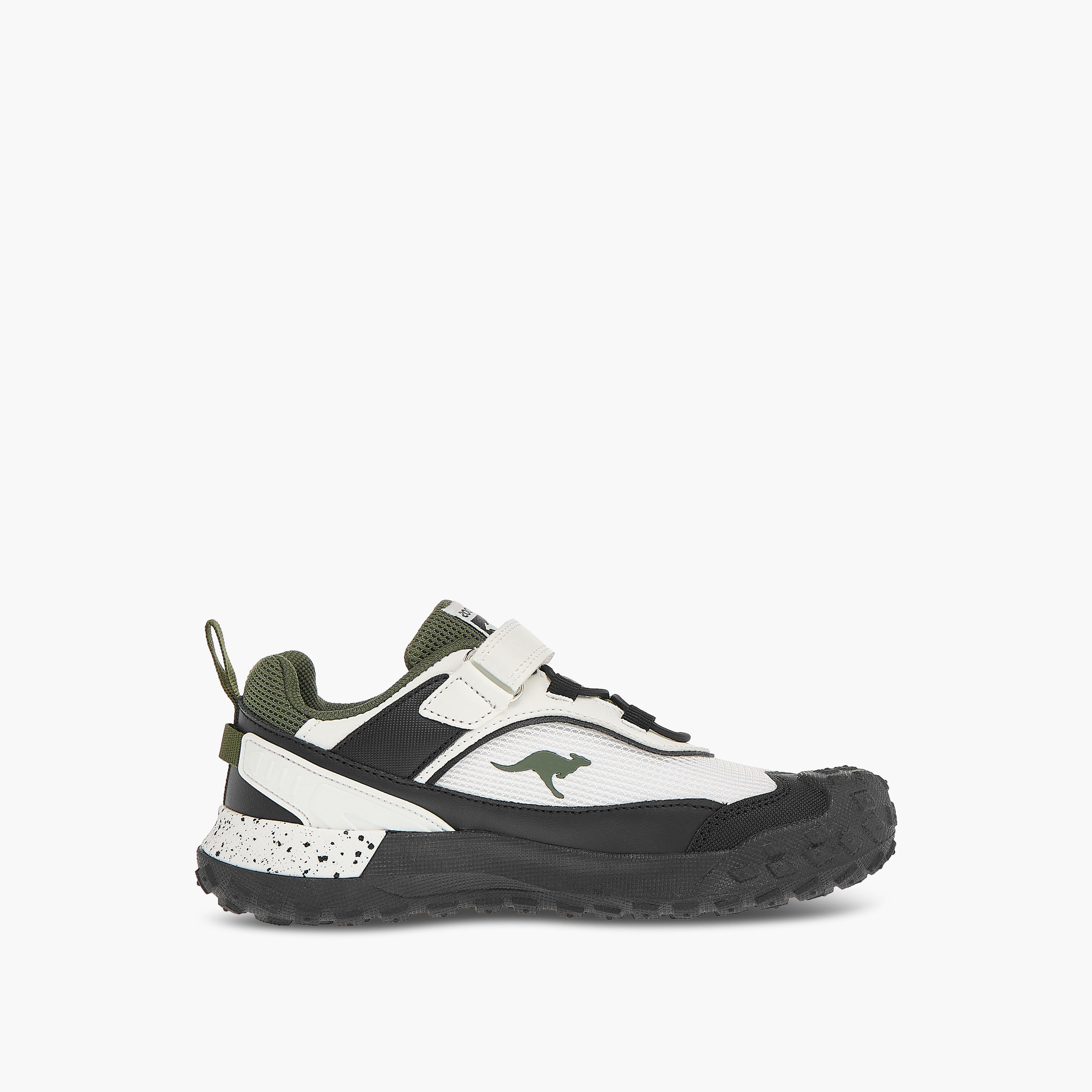 KangaROOS Kids' Logo Detail Sports Shoes with Hook and Loop Closure-boys-shoes-sneakers-image-3