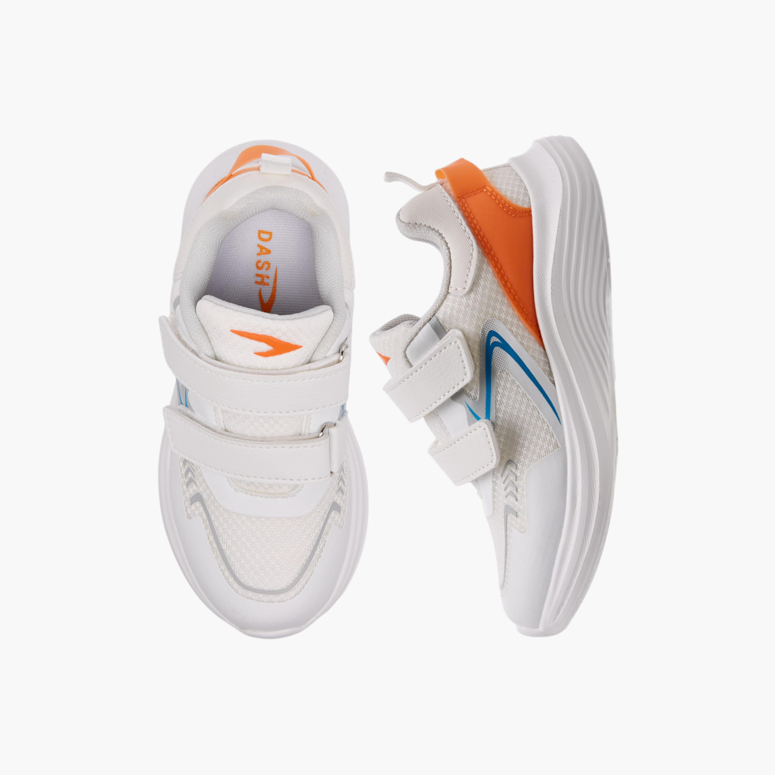 Dash Boys Hook & Loop Cushioned Sole Walking Shoes-boys-shoes-sneakers-image-1