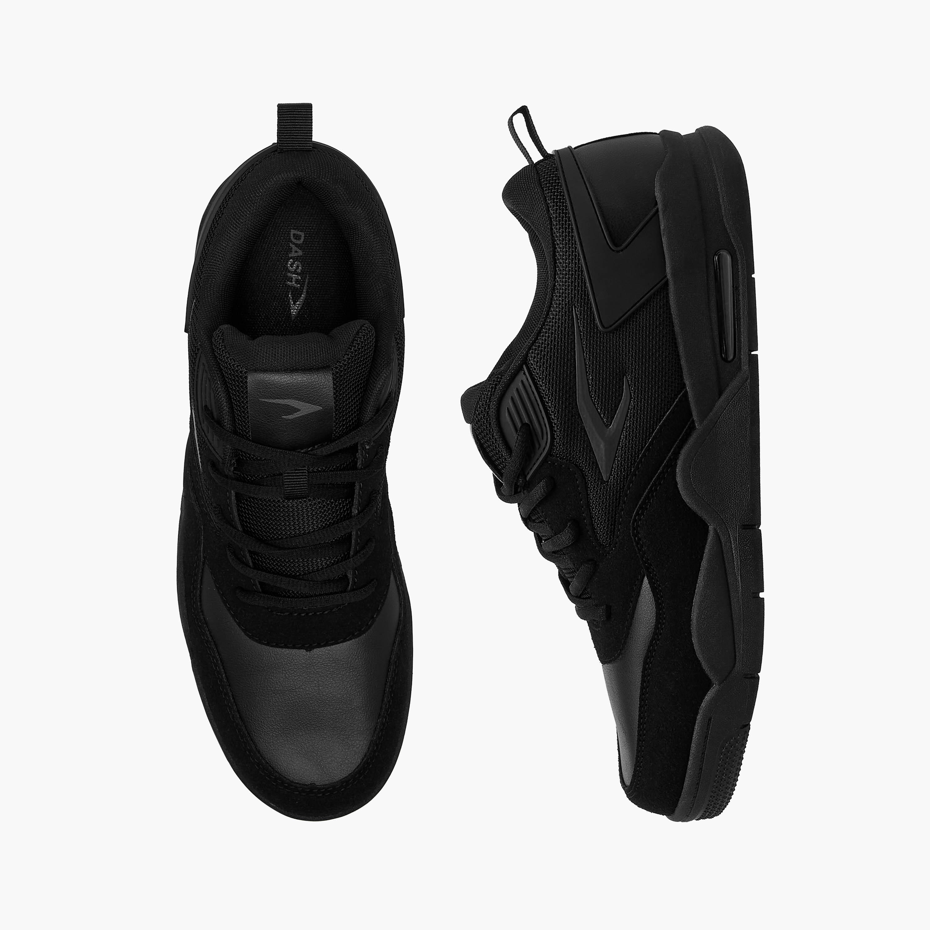 Dash Men Lace-Up Ankle Sneakers-men-shoes-sneakers-image-1