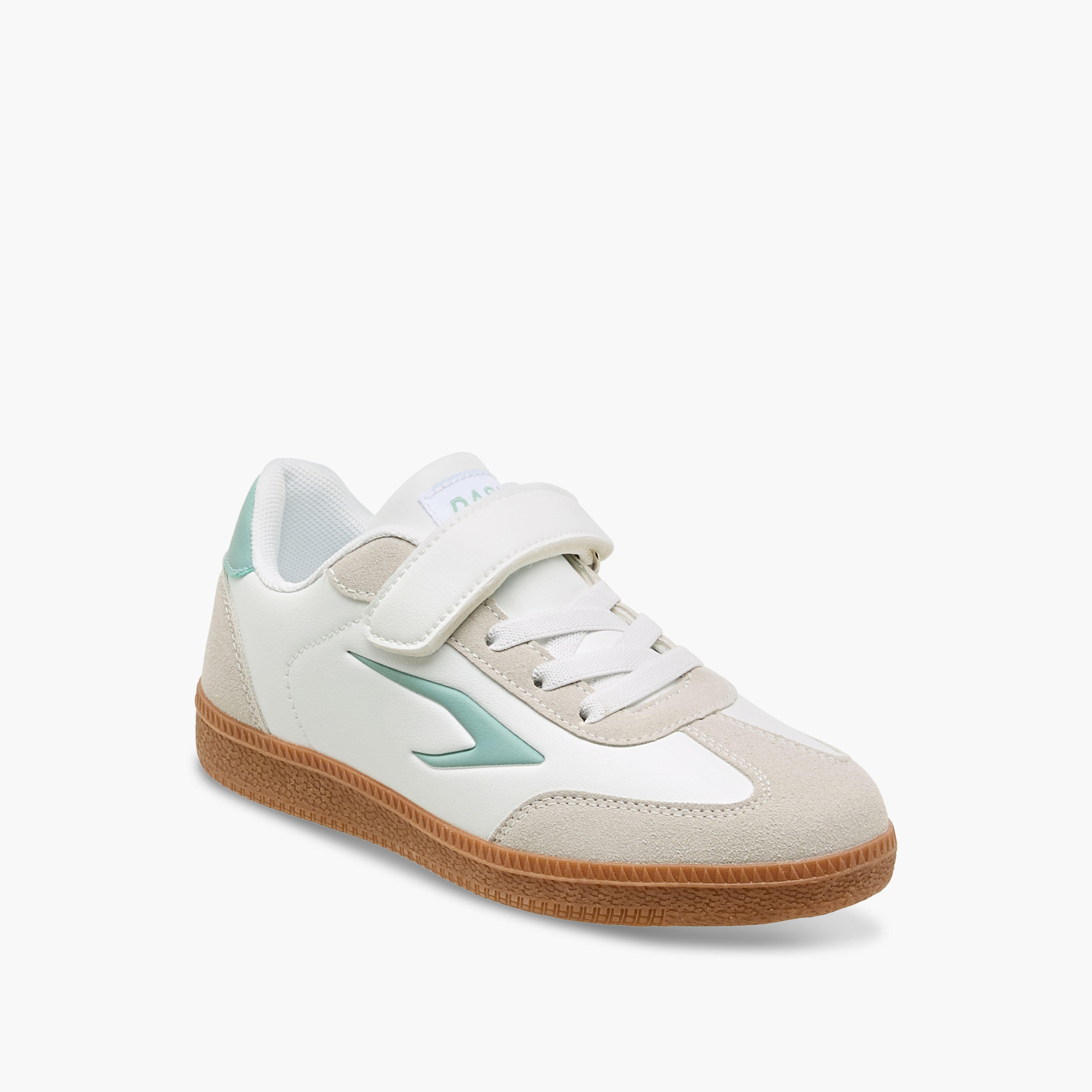 Dash Girls Hook & Loop Sports Shoes-girls-shoes-sports-image-2