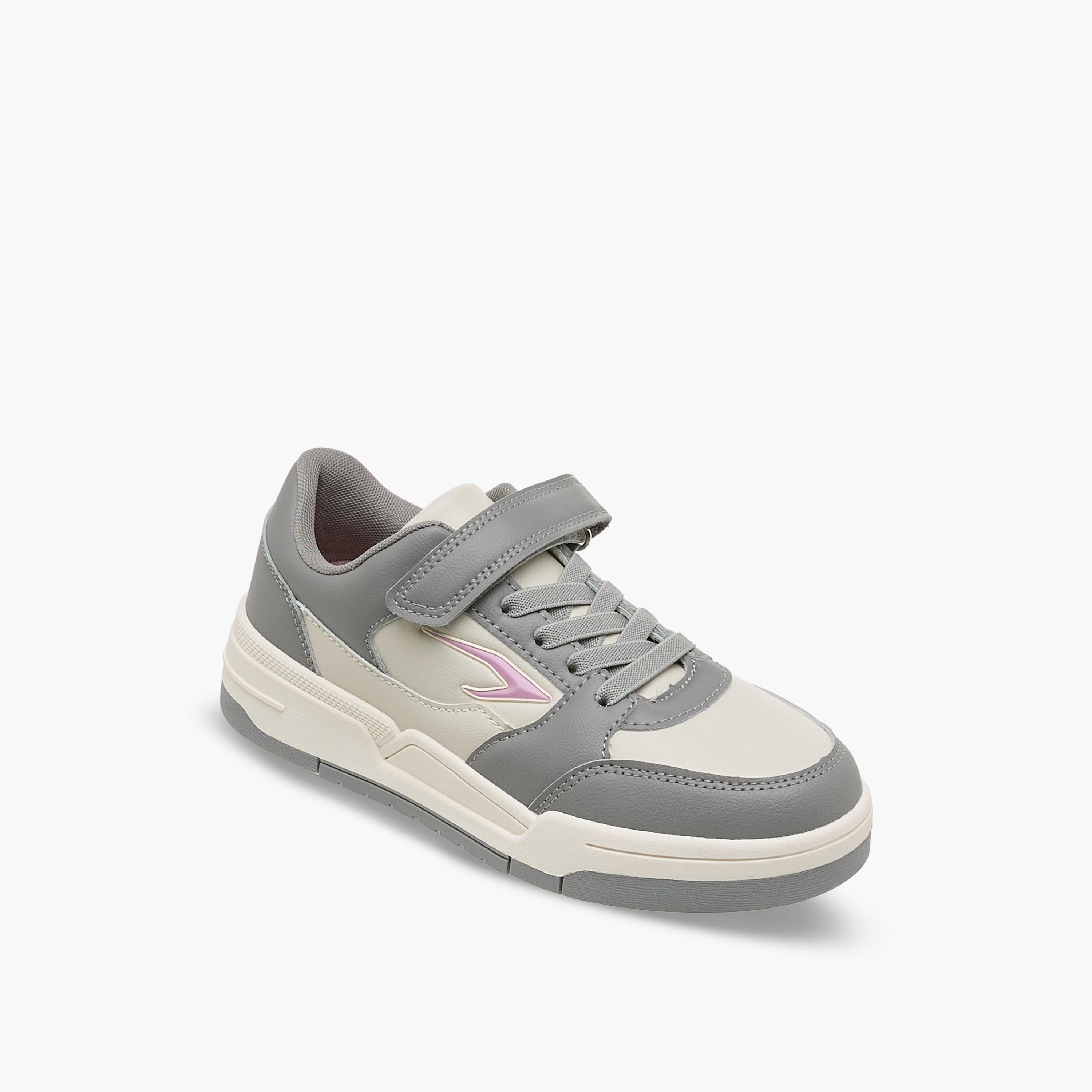 Dash Girls Hook & Loop Ankle Sneakers-girls-shoes-sneakers-image-2