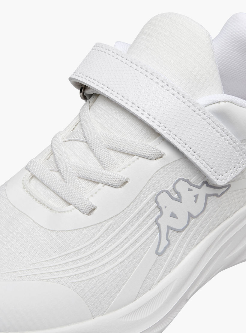 Kappa Unisex Logo Print Hook and Loop Sports Shoes-girls-shoes-sports-image-4