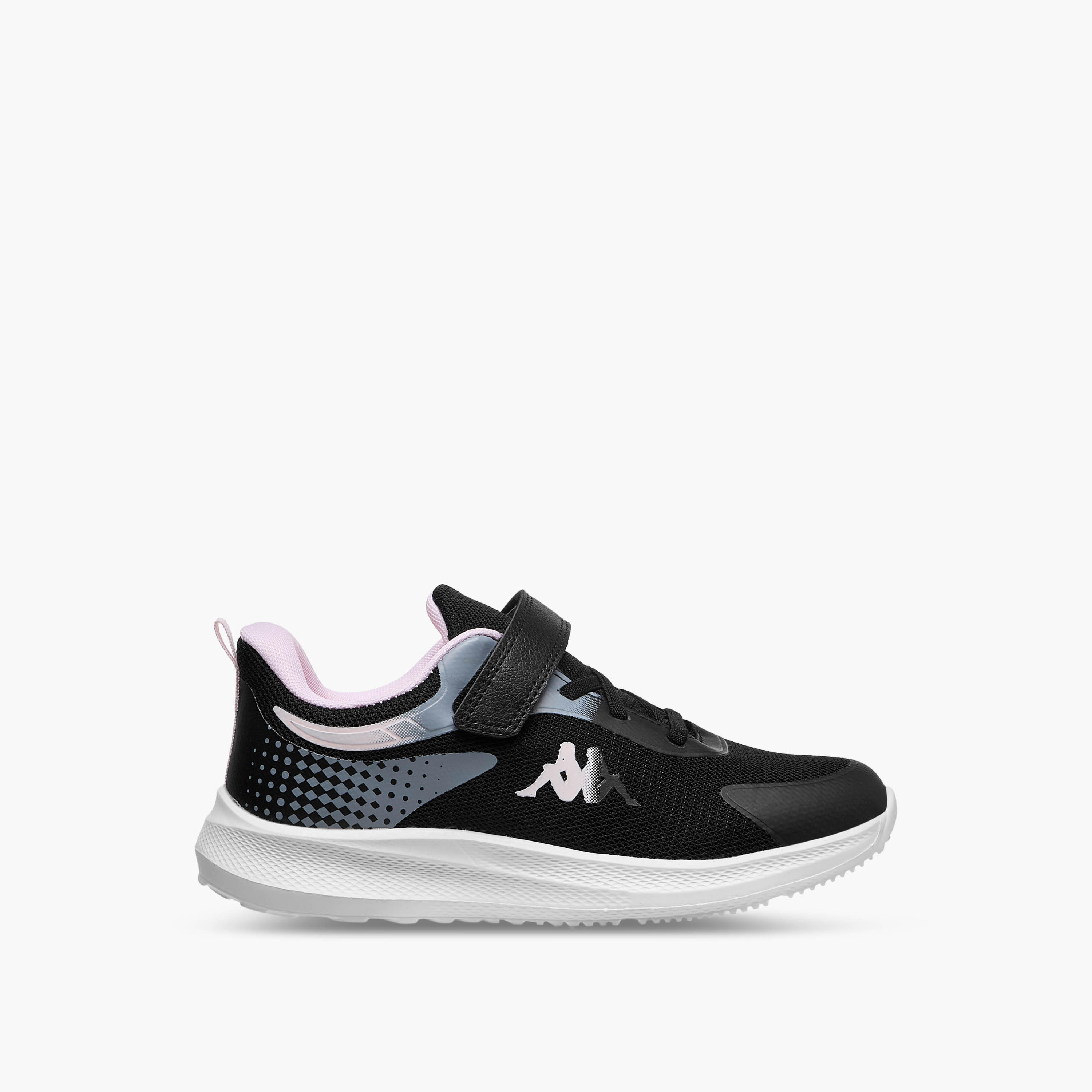 Kappa Girls Logo Print Hook and Loop Sports Shoes-girls-shoes-sports-image-3