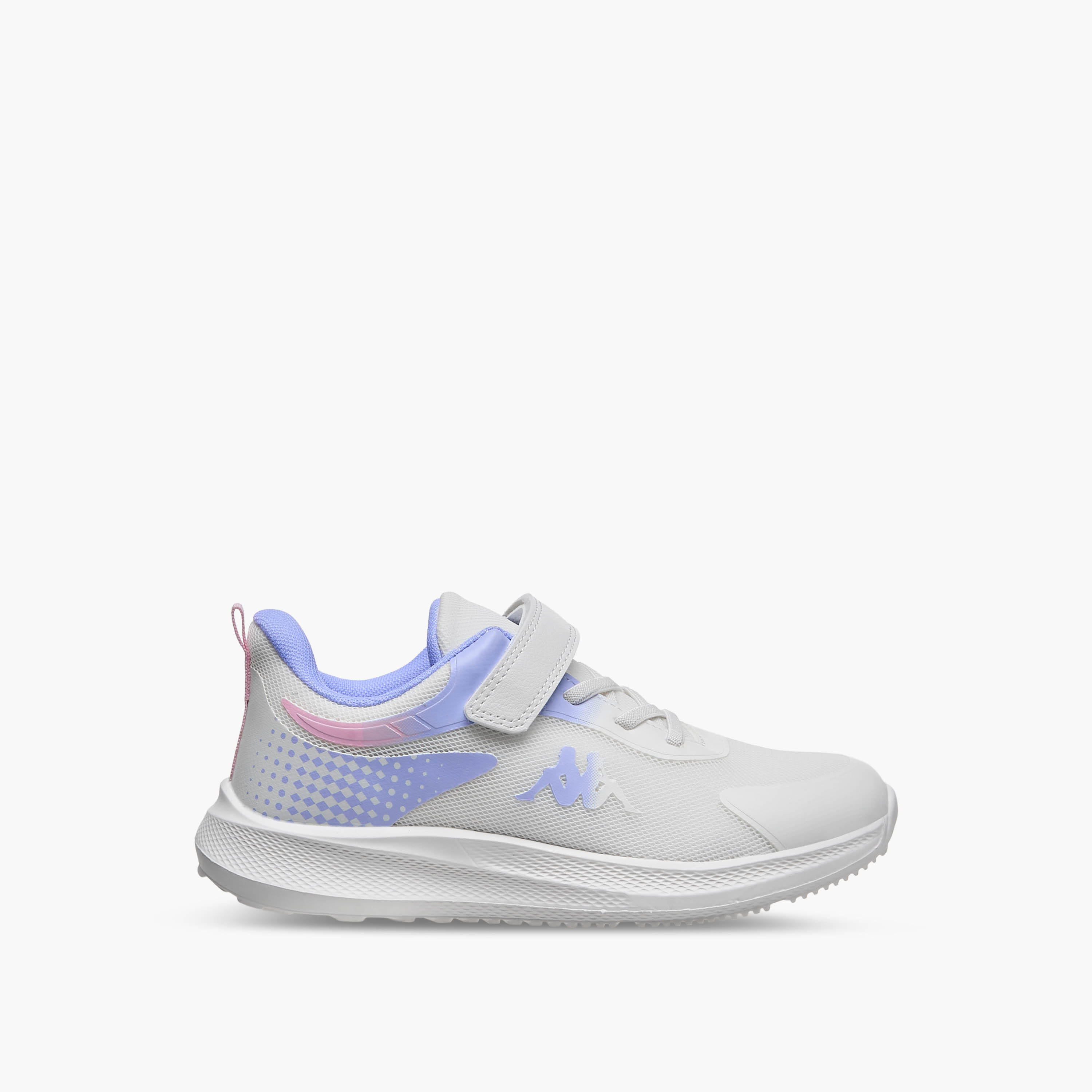 Kappa Girls Logo Print Hook and Loop Sports Shoes-girls-shoes-sports-image-3