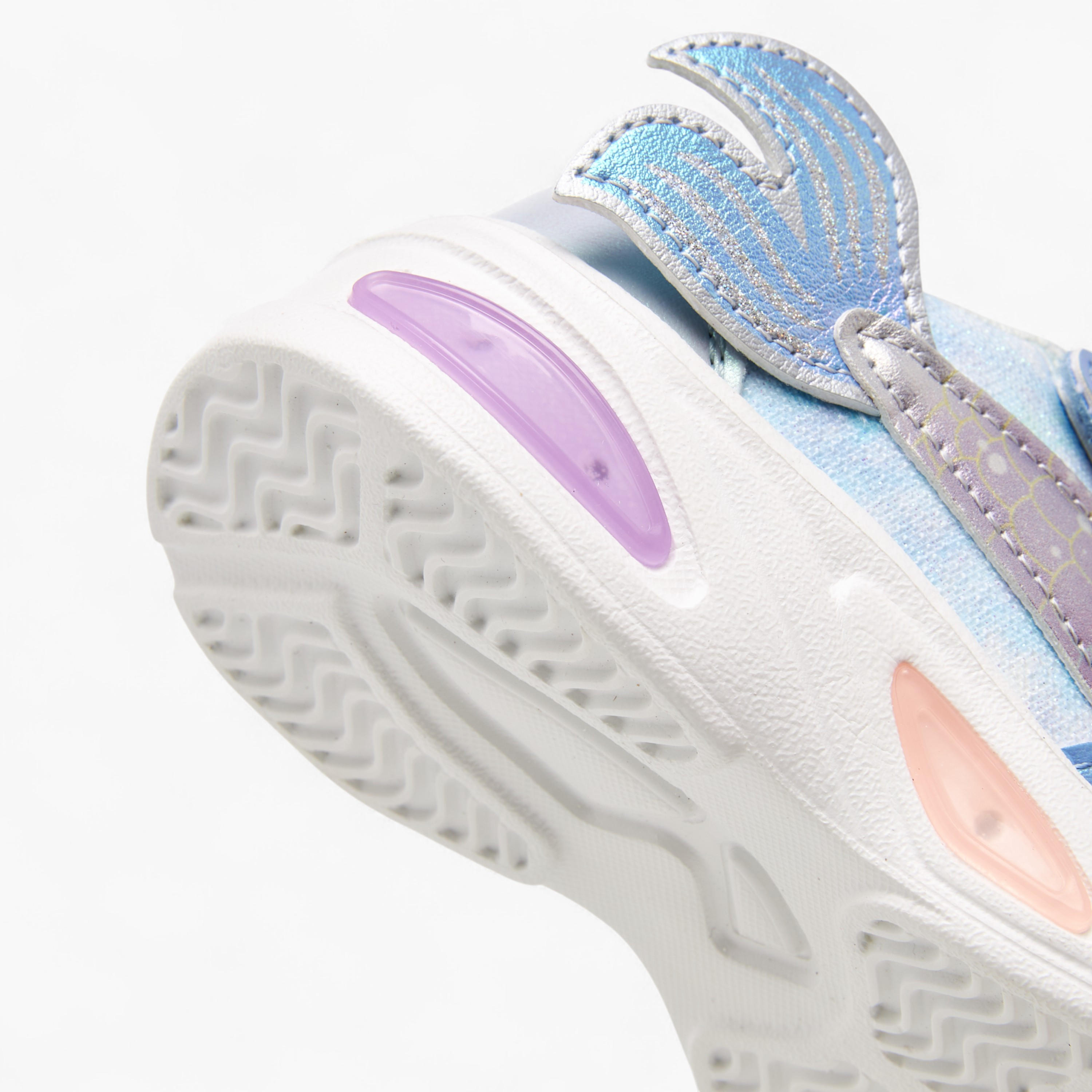 Juniors Mermaid Applique Light-Up Sneakers with Hook and Loop Closure-girls-shoes-sneakers-image-6