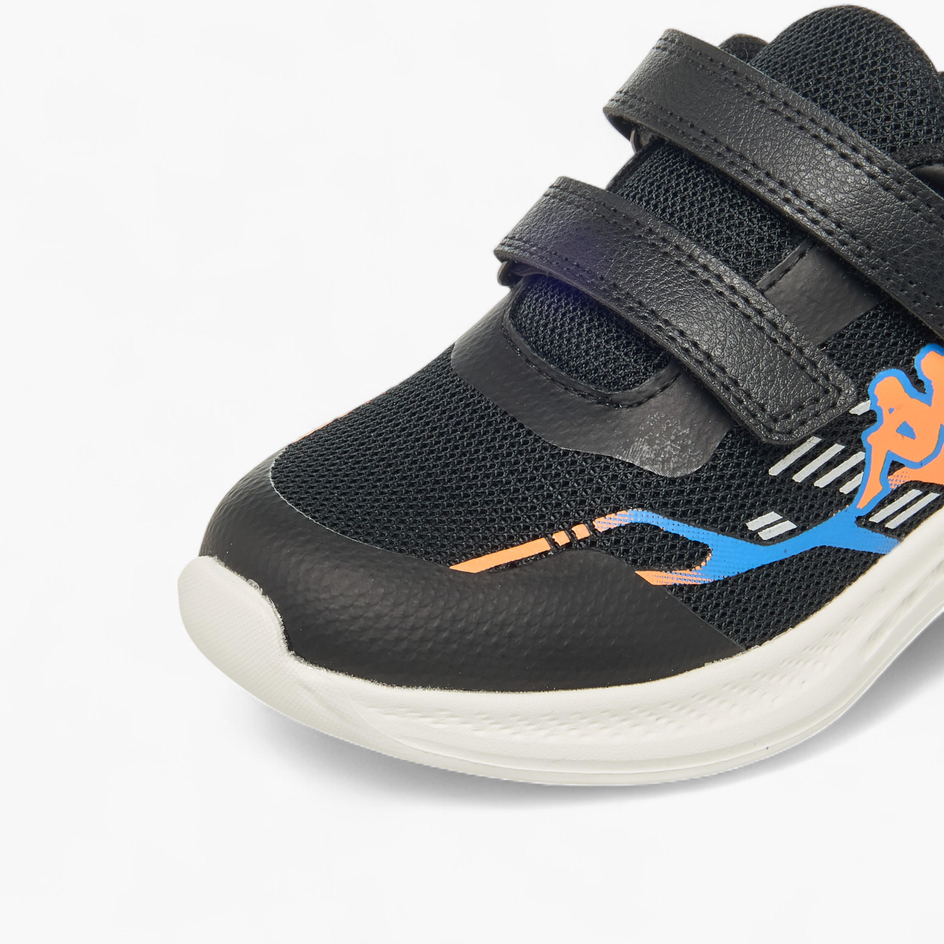 Kappa Boys Printed Hook & Loop Sports Shoes-boys-shoes-sneakers-image-4