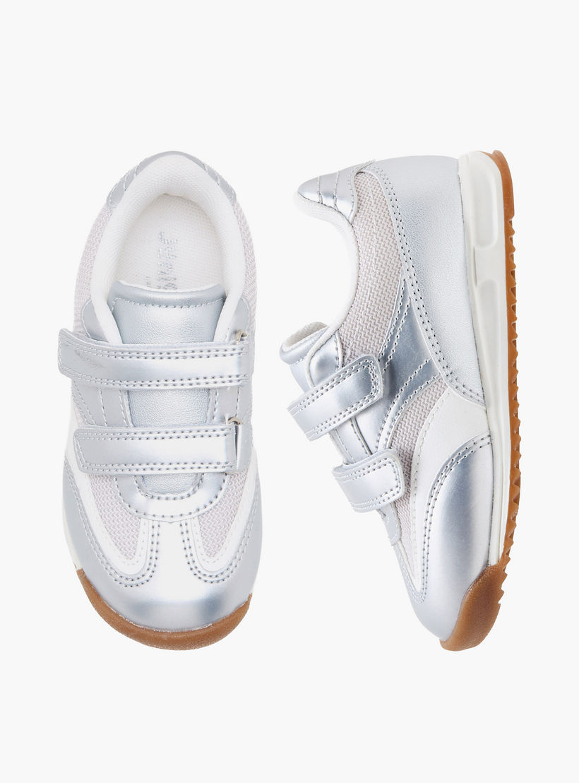 Juniors Girls Hook & Loop Ankle Sneakers-girls-shoes-sneakers-image-1