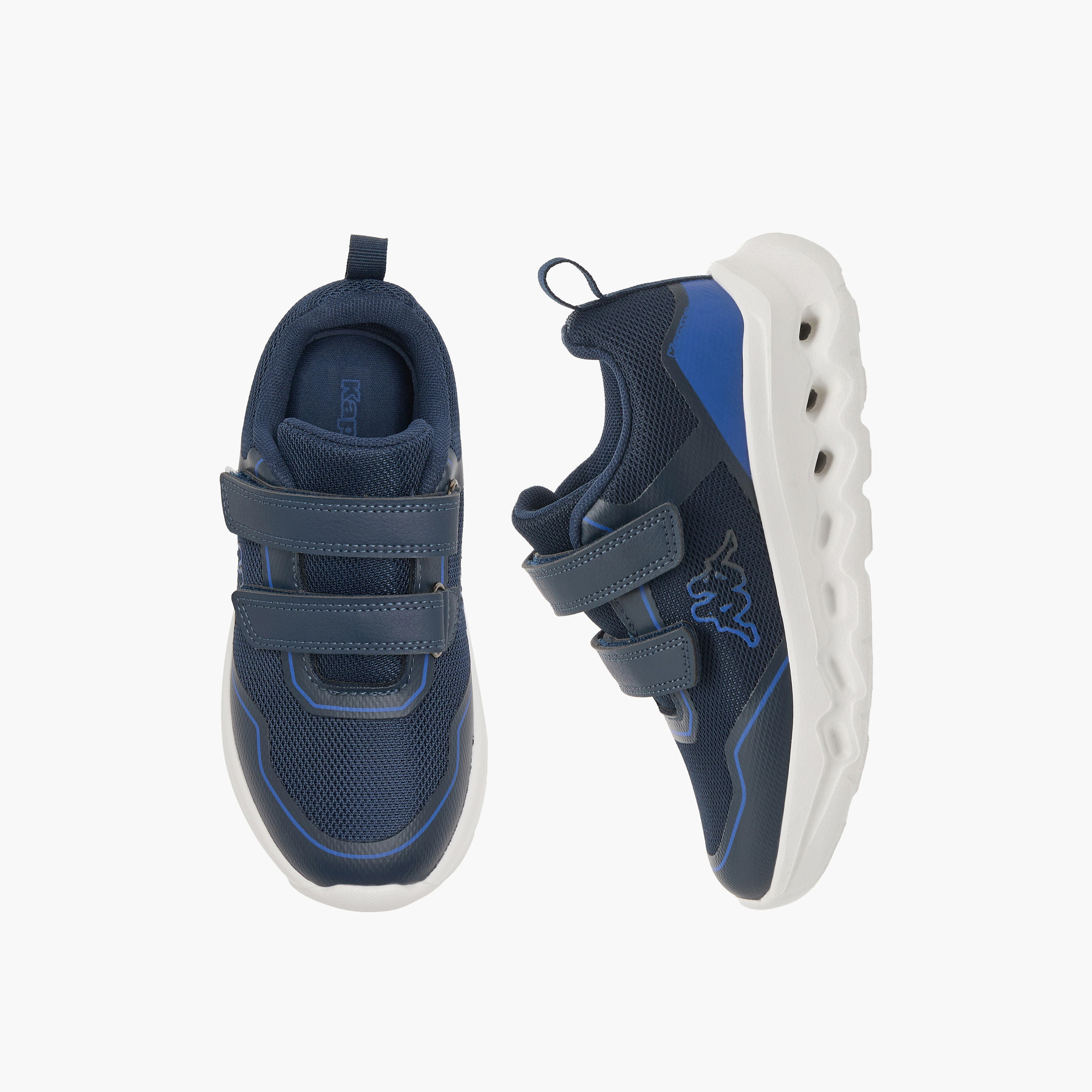 Kappa Boys Panelled Hook & Loop Sports Shoes-boys-shoes-sneakers-image-1
