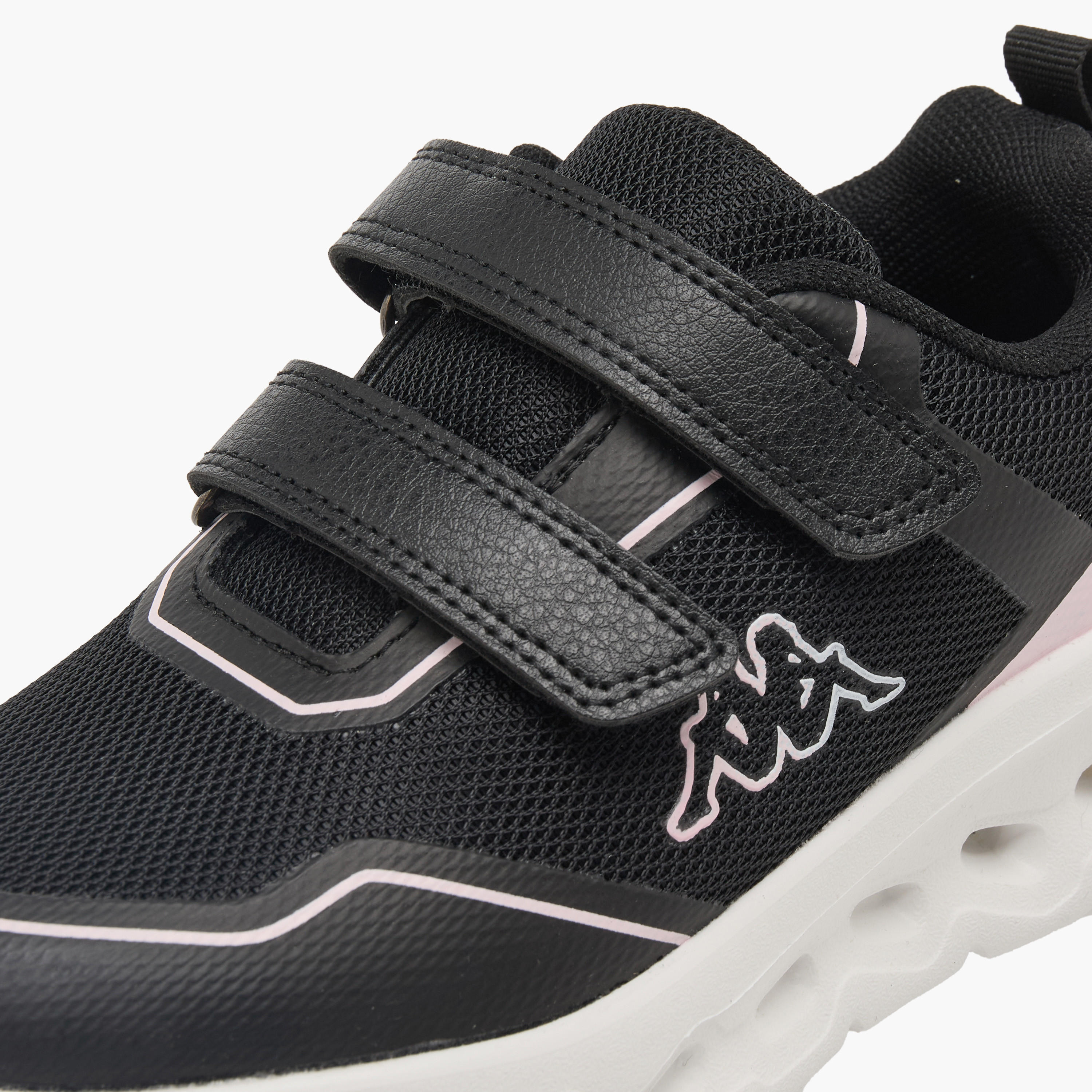 حذاء رياضي بشريط إغلاق لاصق وطبعات شعار للبنات من كابا-girls-shoes-sneakers-image-4