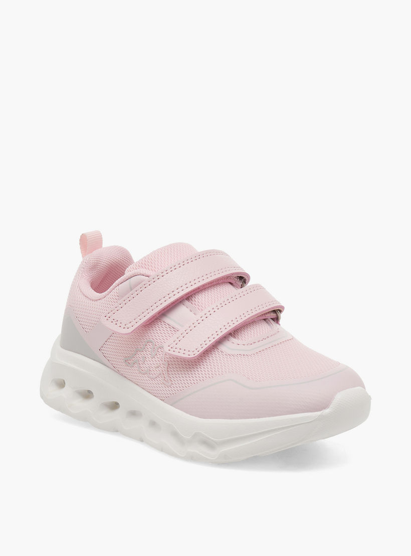 حذاء رياضي بشريط إغلاق لاصق وطبعات شعار للبنات من كابا-girls-shoes-sneakers-image-2