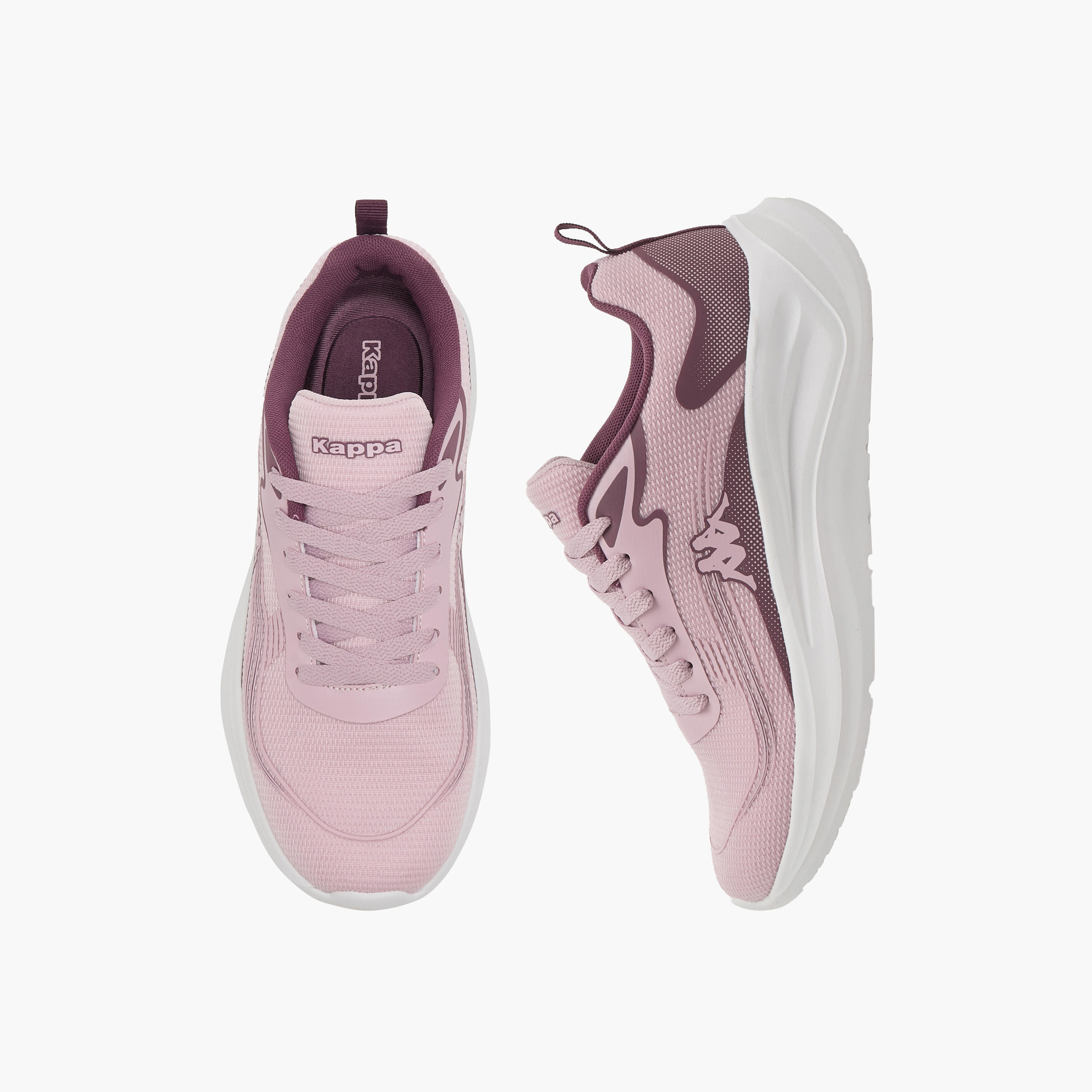 Kappa Women Logo Print Lace-Up Sports Shoes-women-shoes-sports-image-1