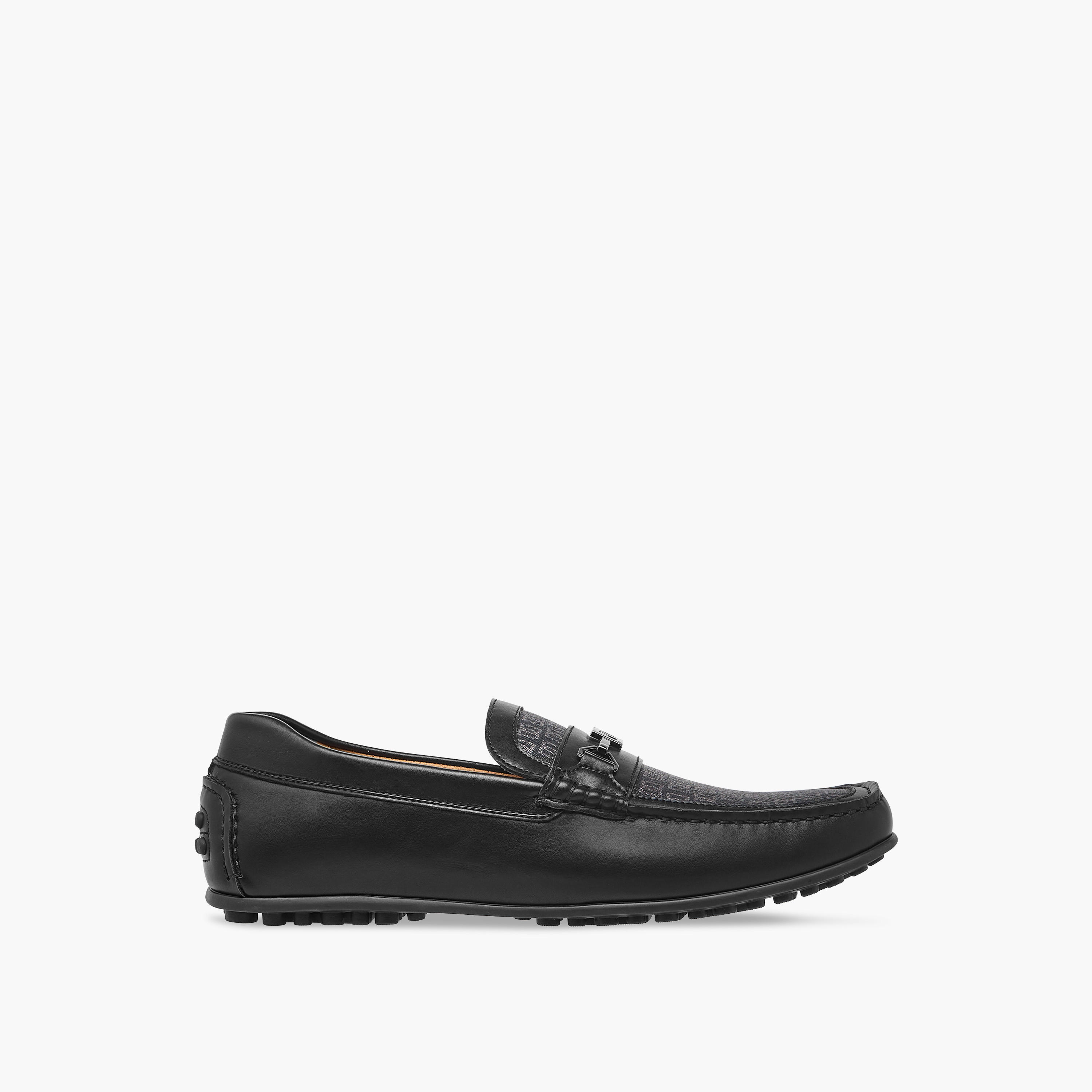 Duchini Men's Monogram Print Slip-On Moccasins-men-shoes-loafersandmoccasins-image-2