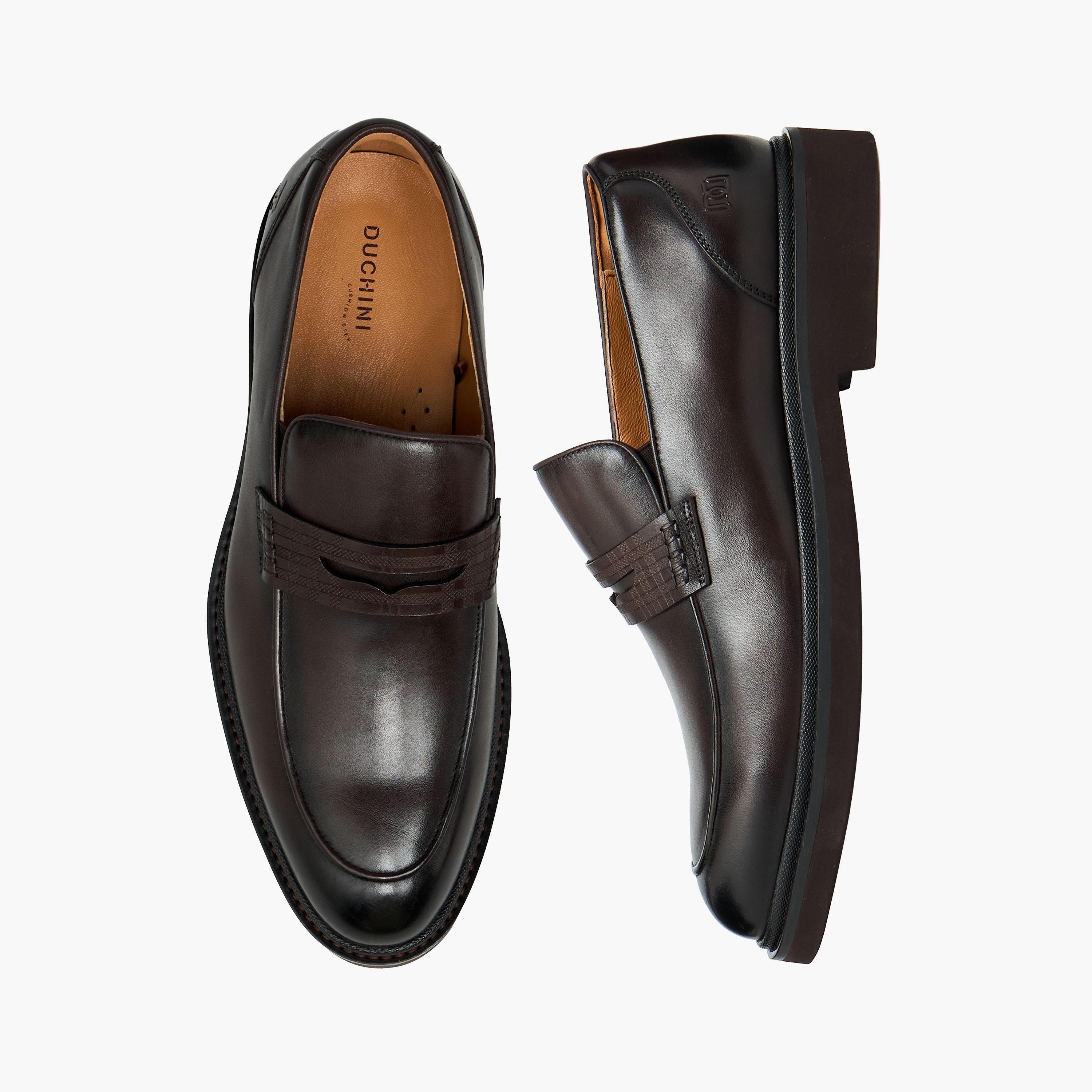 Duchini Boys Leather Penny Loafers-men-shoes-formalshoes-image-1