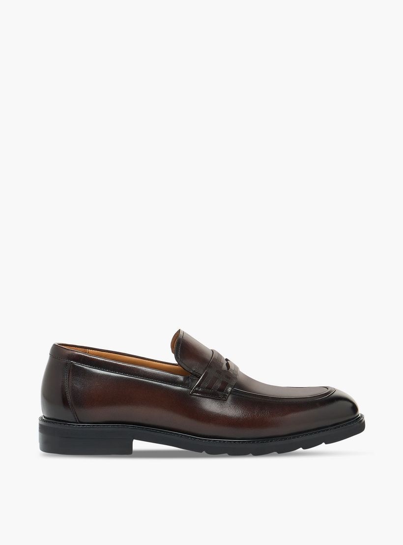 Duchini Men Leather Penny Loafers-men-shoes-formalshoes-image-3