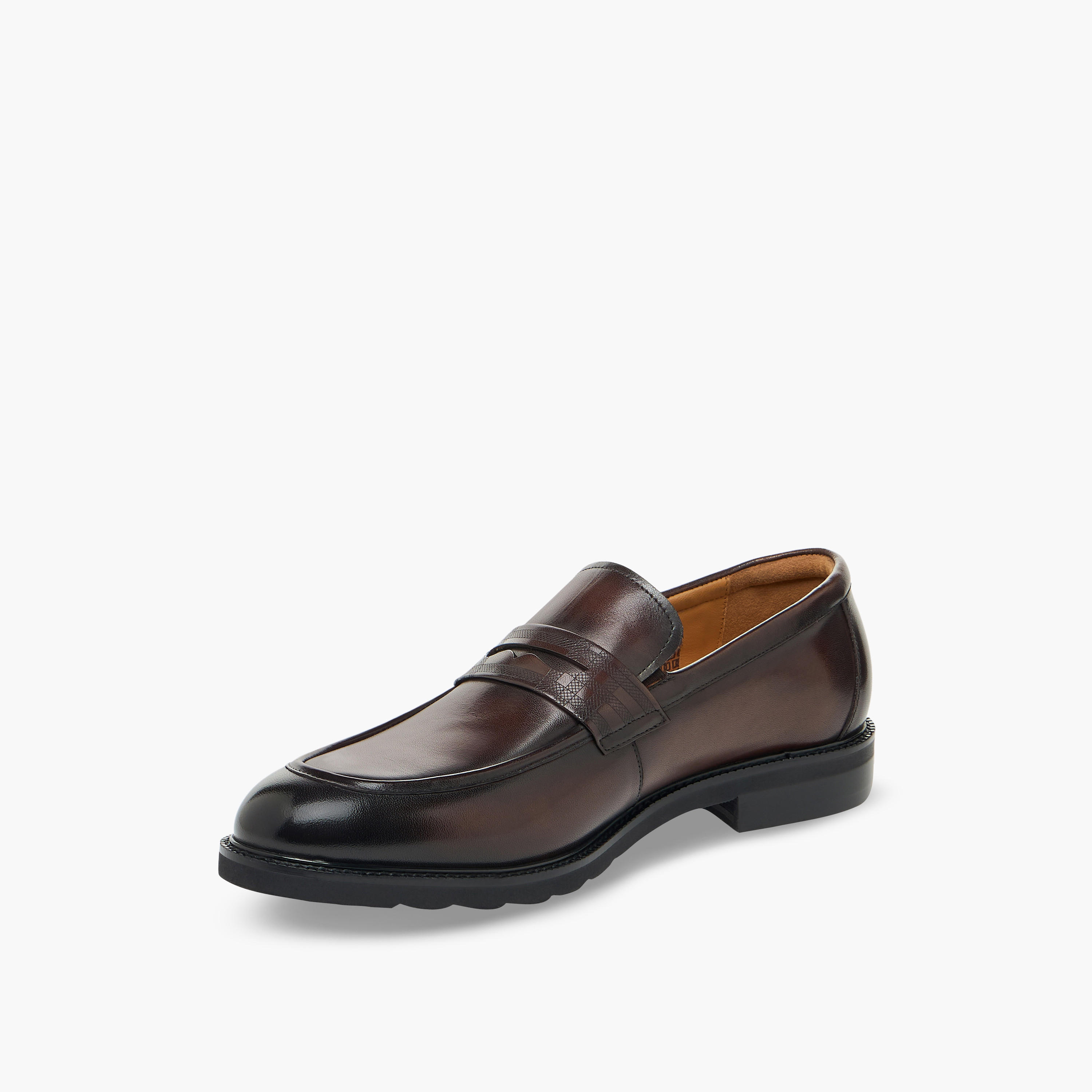 Duchini Men Leather Penny Loafers-men-shoes-formalshoes-image-4