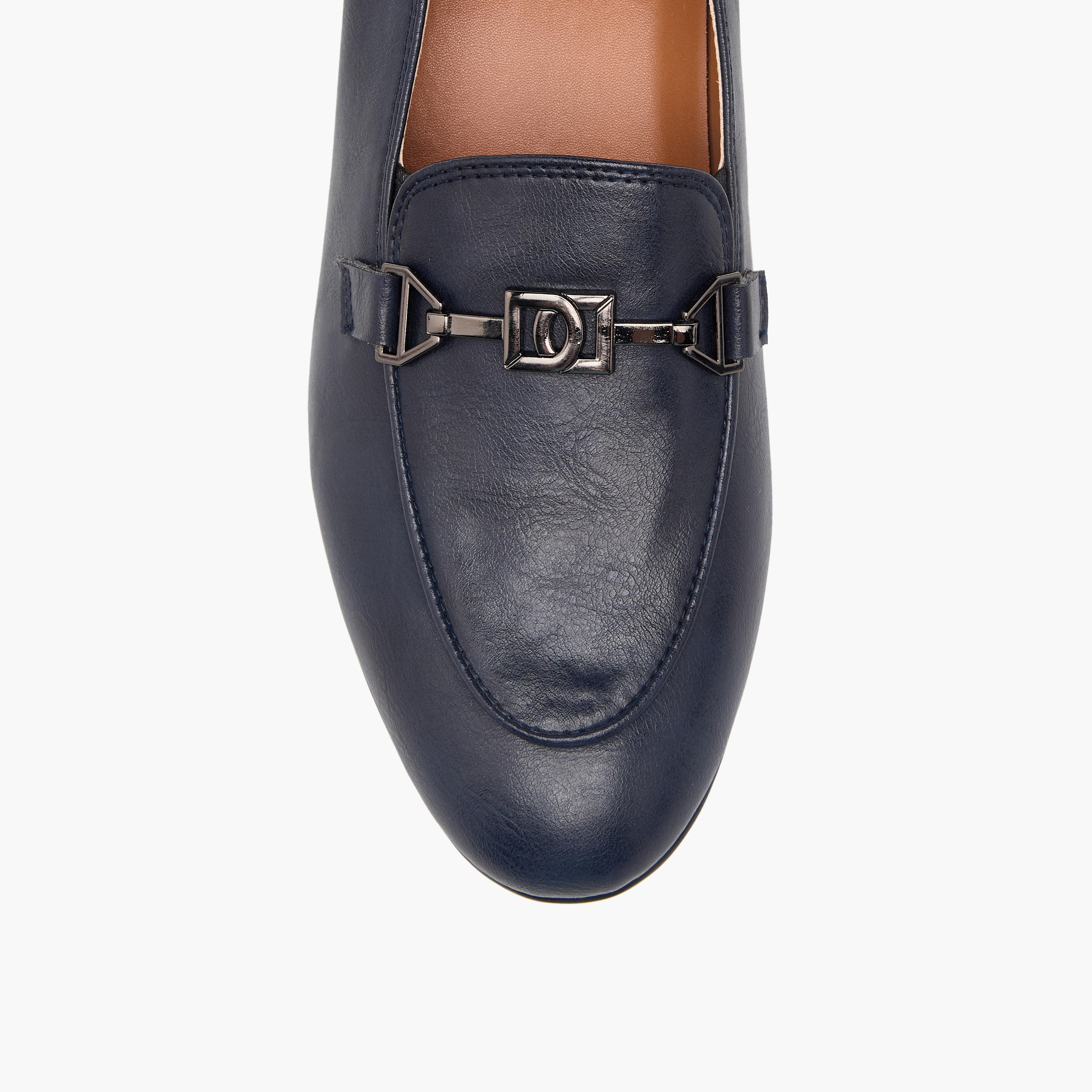 Duchini Women Metal Accent Block Heel Loafers-women-shoes-loafersandmoccasins-image-4