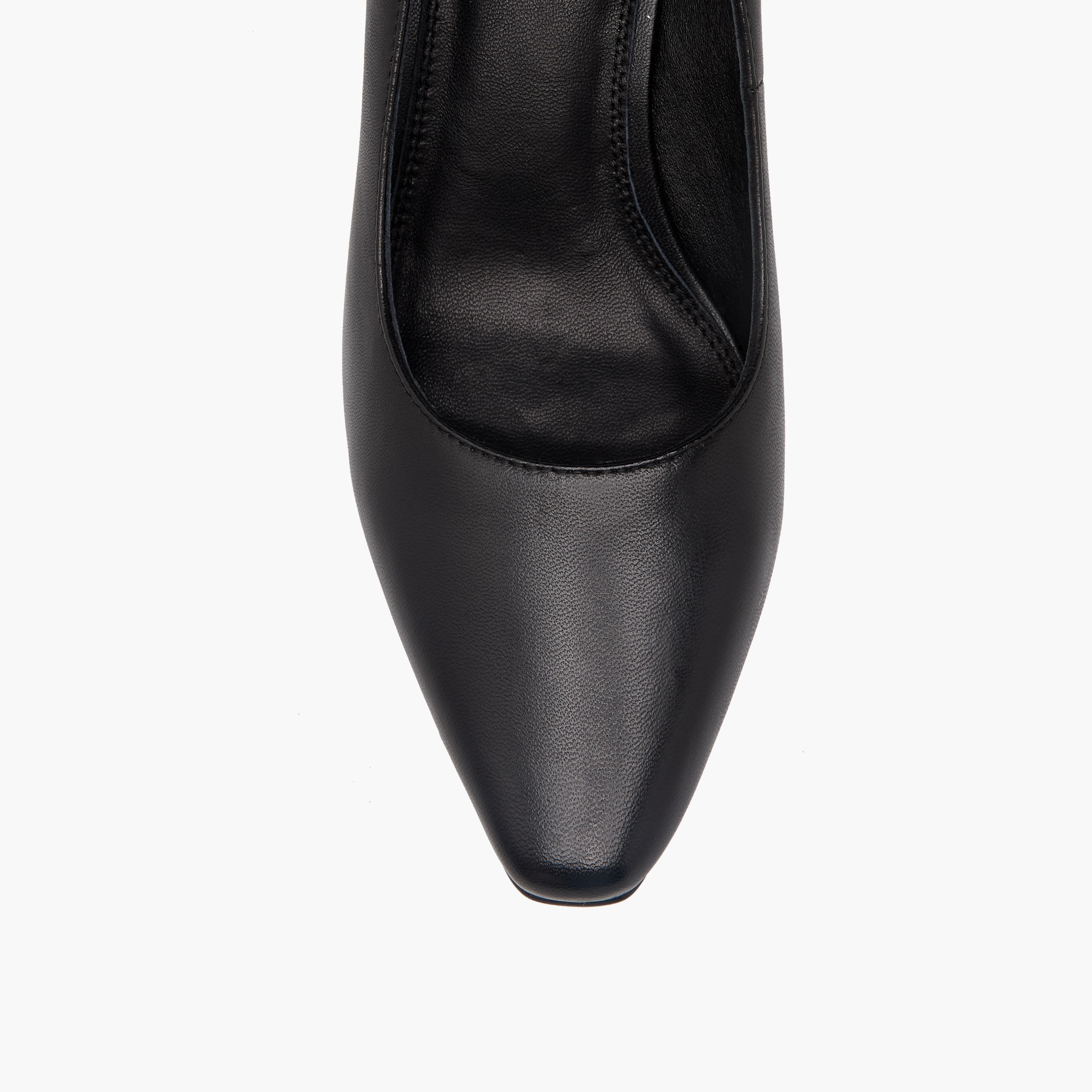 Duchini Women Flared Heel Leather Pumps-women-shoes-heels-image-4