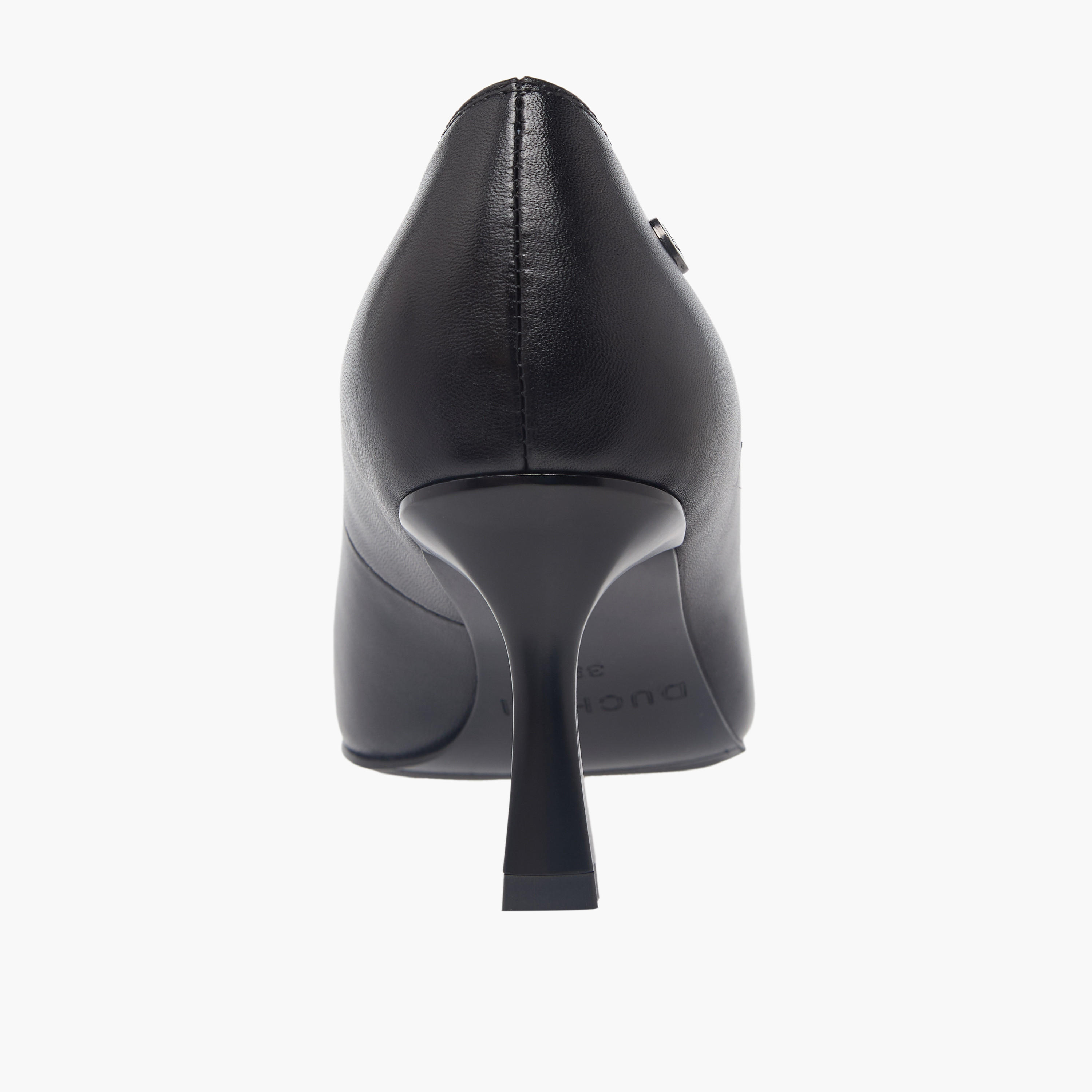 Duchini Women Flared Heel Leather Pumps-women-shoes-heels-image-5