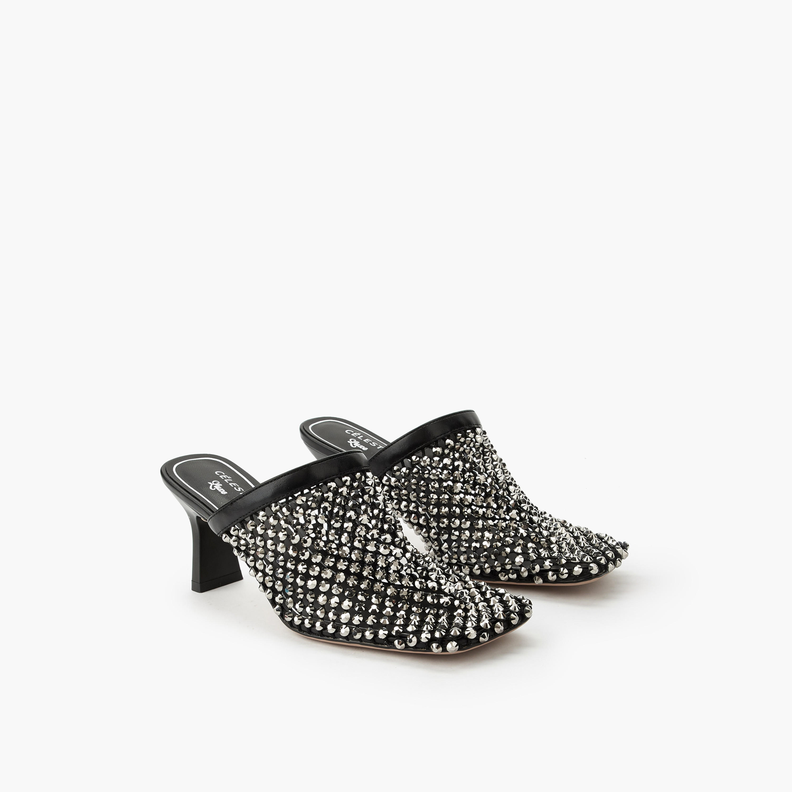 Celeste Women Flared Heel Mule-women-shoes-sandals-heeled-image-1